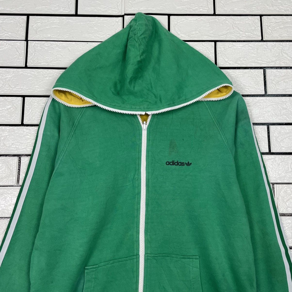 Adidas Adidas Color Block Reversible Zipper Hoodie Jacket Size US S / EU 44-46 / 1 - 2 Thumbnail