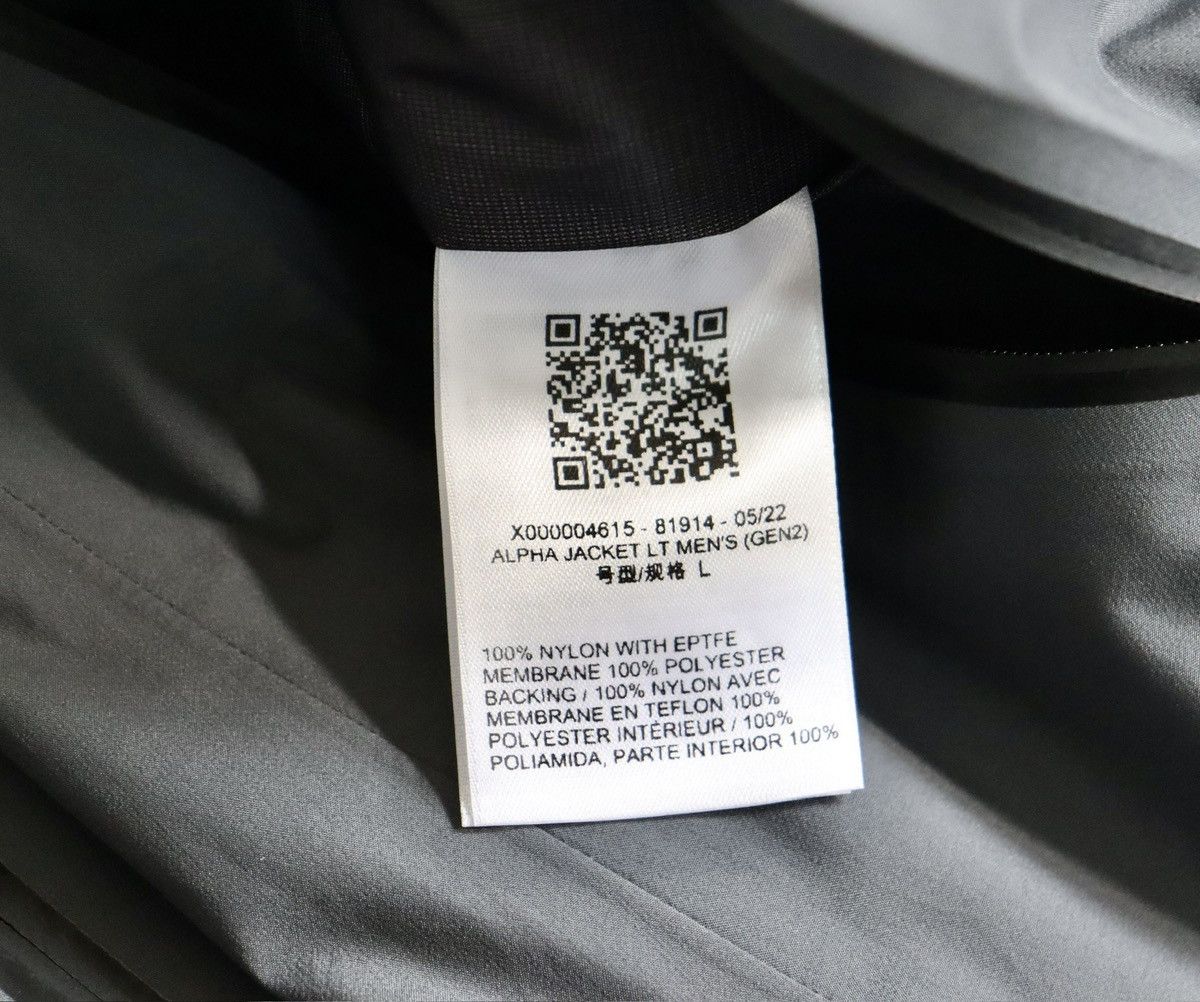Arc'teryx Arcteryx Alpha Leaf Jacket Lt Gen2，sizeL Size US L / EU 52-54 / 3 - 10 Thumbnail
