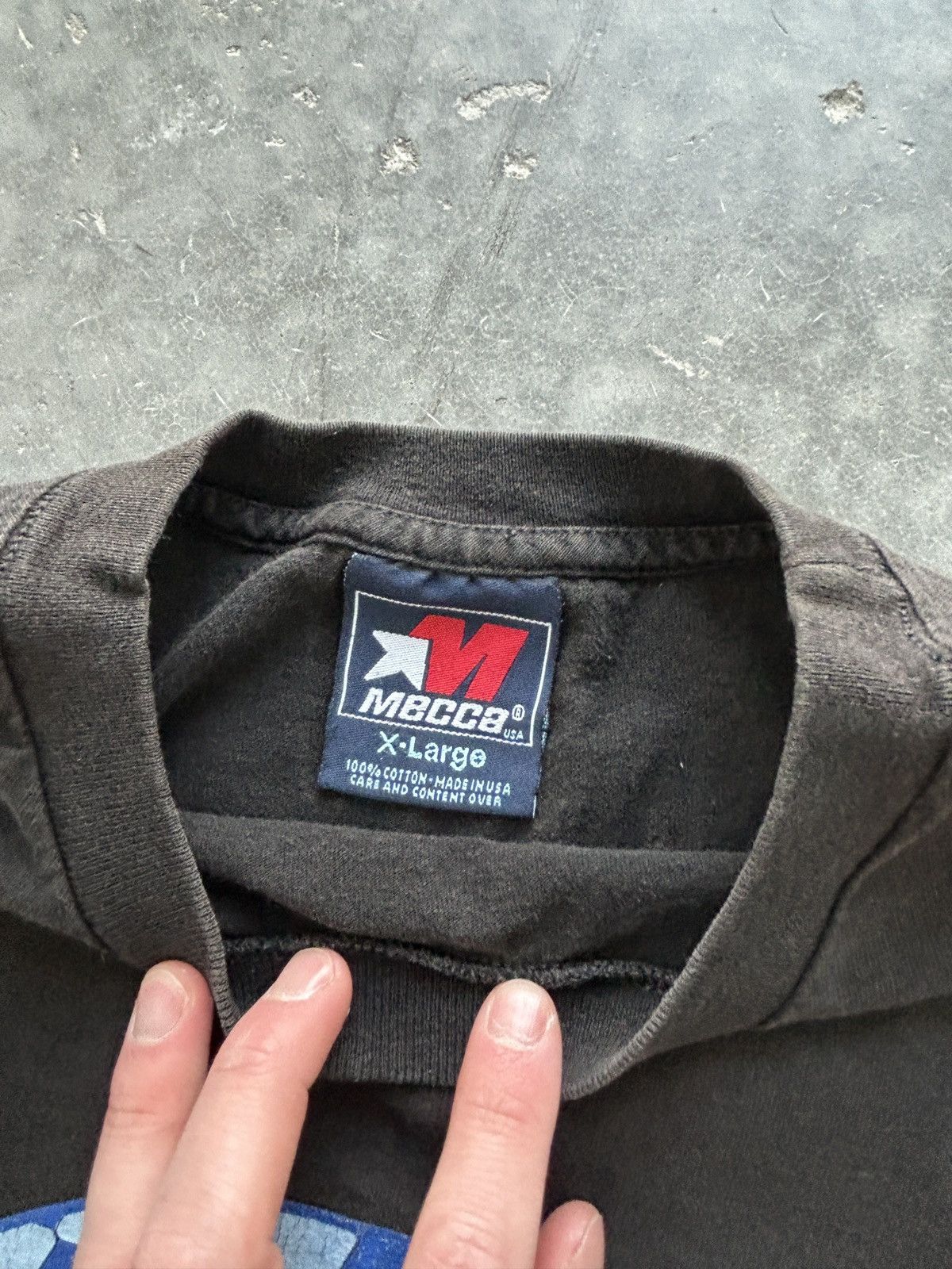Mecca Vintage 90s Mecca Moto Squad Graphic Tee Size US XL / EU 56 / 4 - 5 Thumbnail