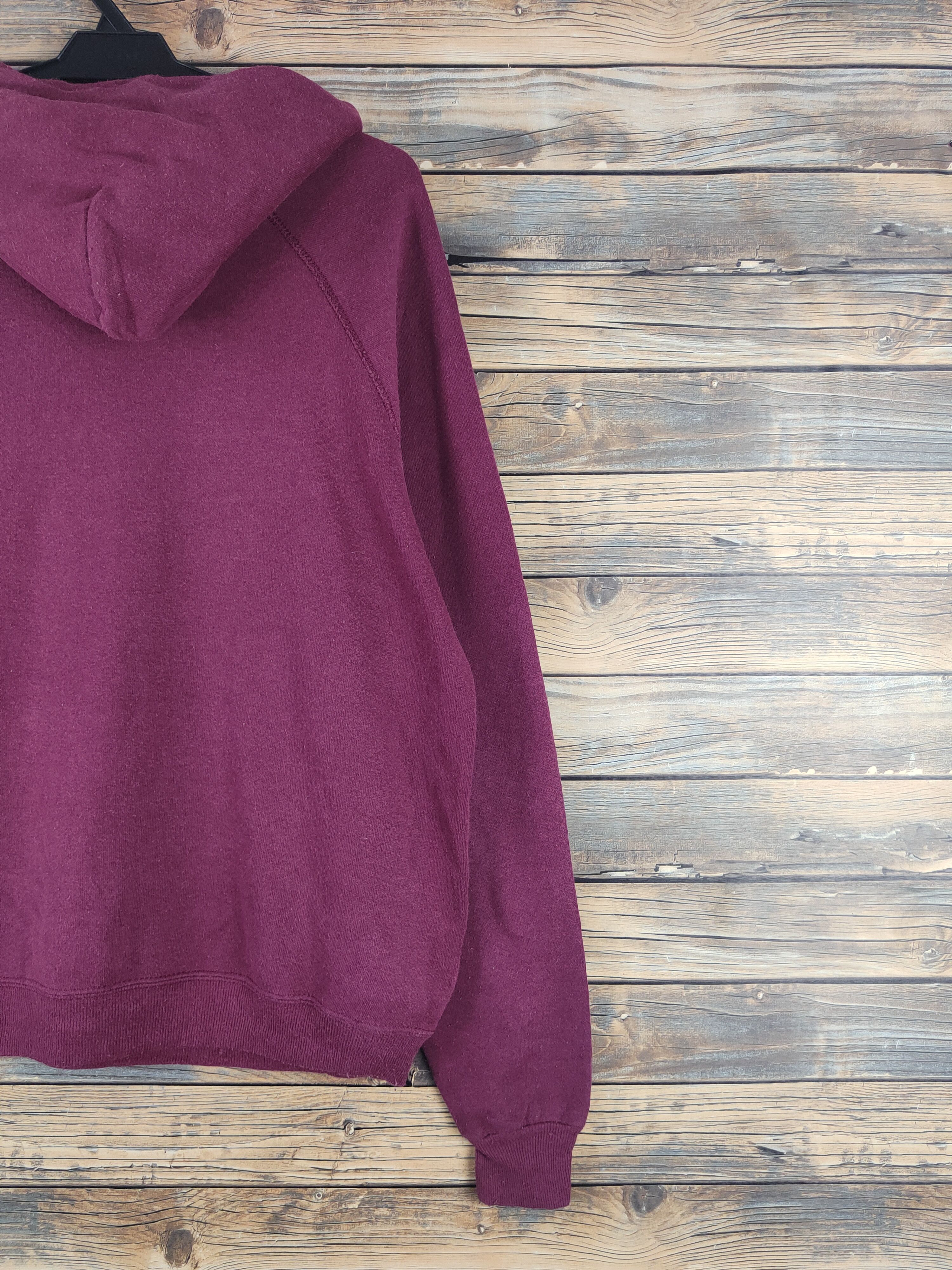 Lee × Vintage DL Lee Maroon Hoodie Sweatshirts #2521 Size US L / EU 52-54 / 3 - 10 Thumbnail