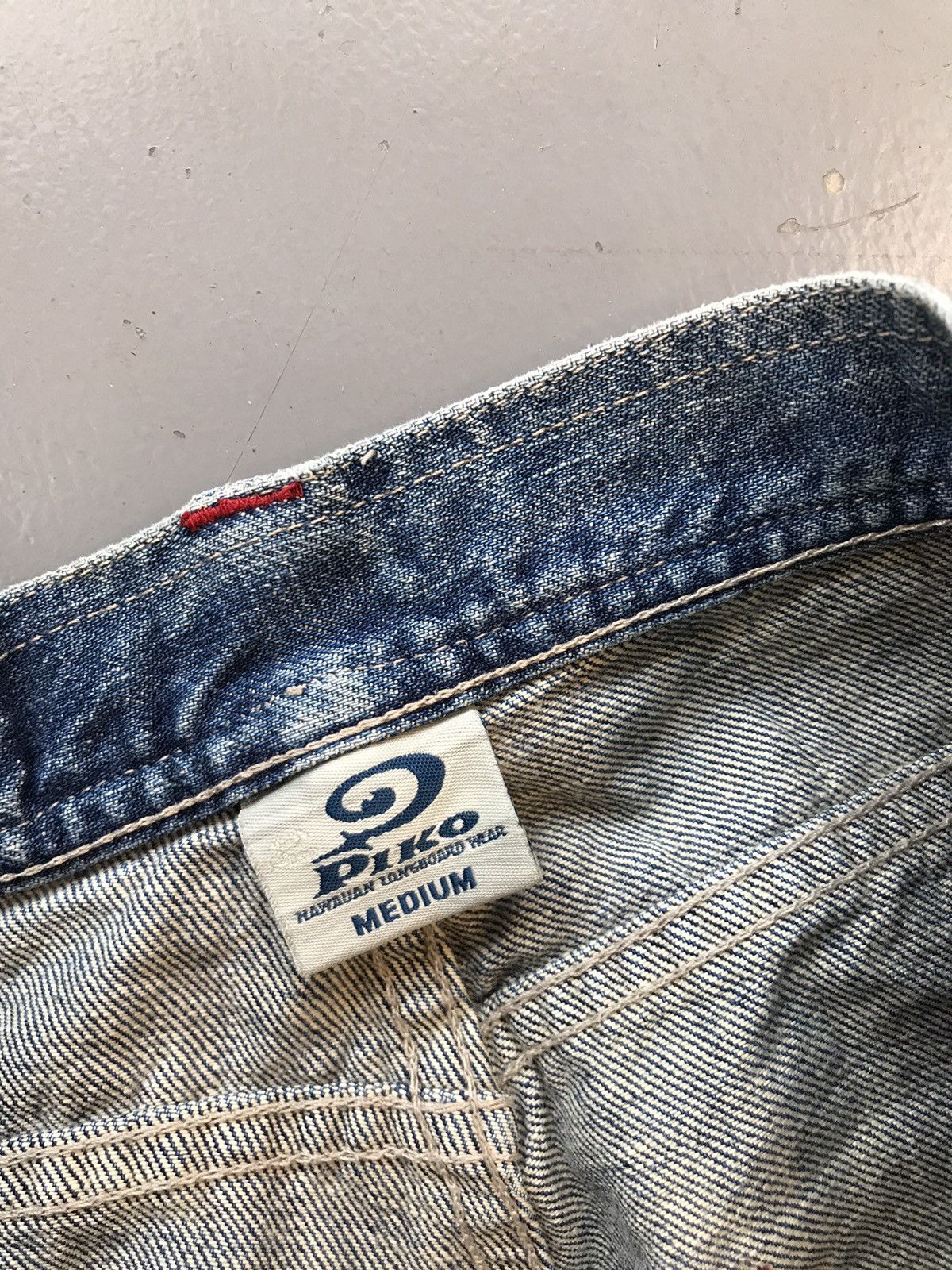 Vintage Vintage piko distressed big pocket denim Size US 30 / EU 46 - 8 Thumbnail