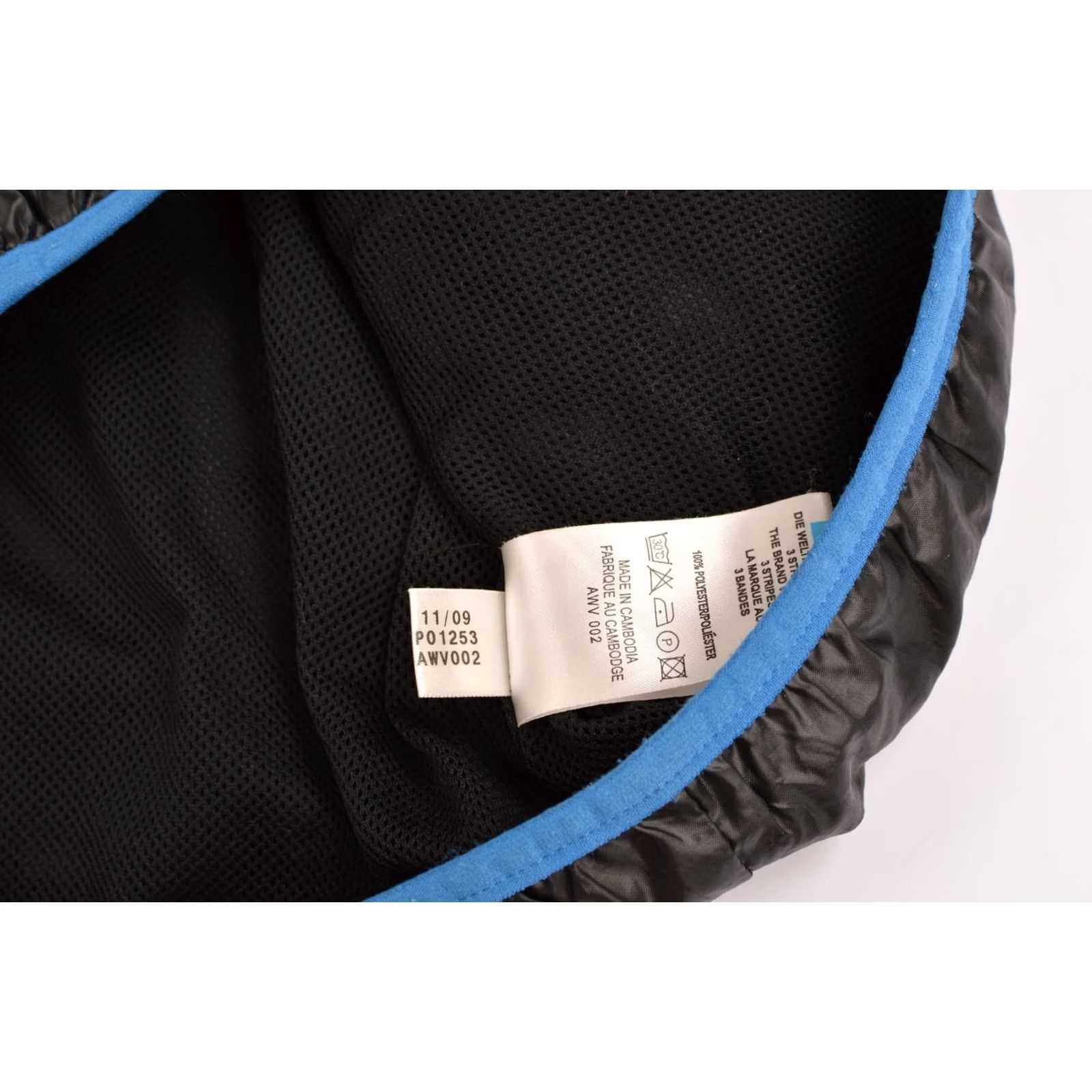 Adidas VINTAGE Adidas Originals AC WB P01253 Parachute Jacket Windbreaker Black M Adult 50 XS? Size US M / EU 48-50 / 2 - 7 Thumbnail