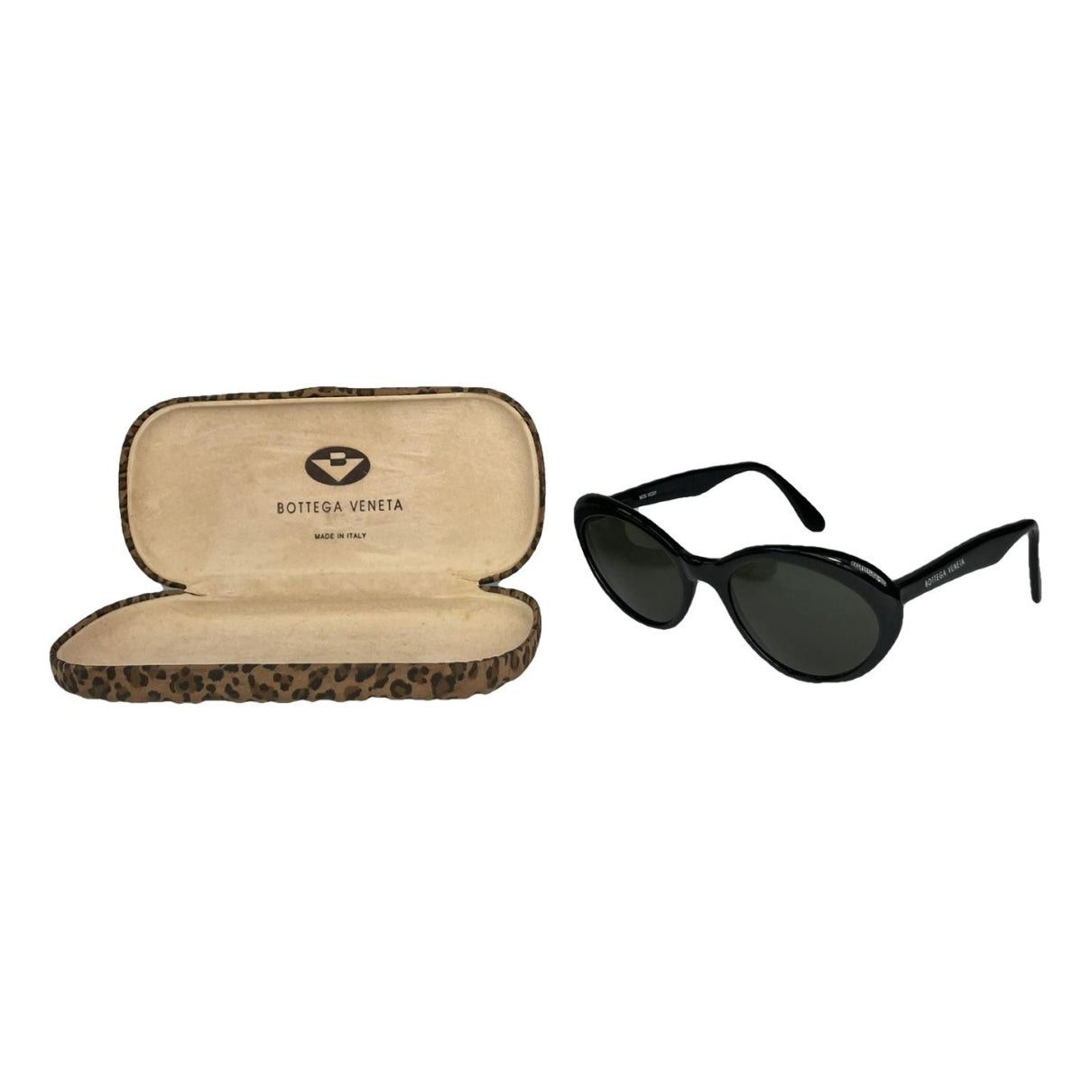Bottega Veneta Black Plastic Sunglasses Size ONE SIZE - 1 Thumbnail