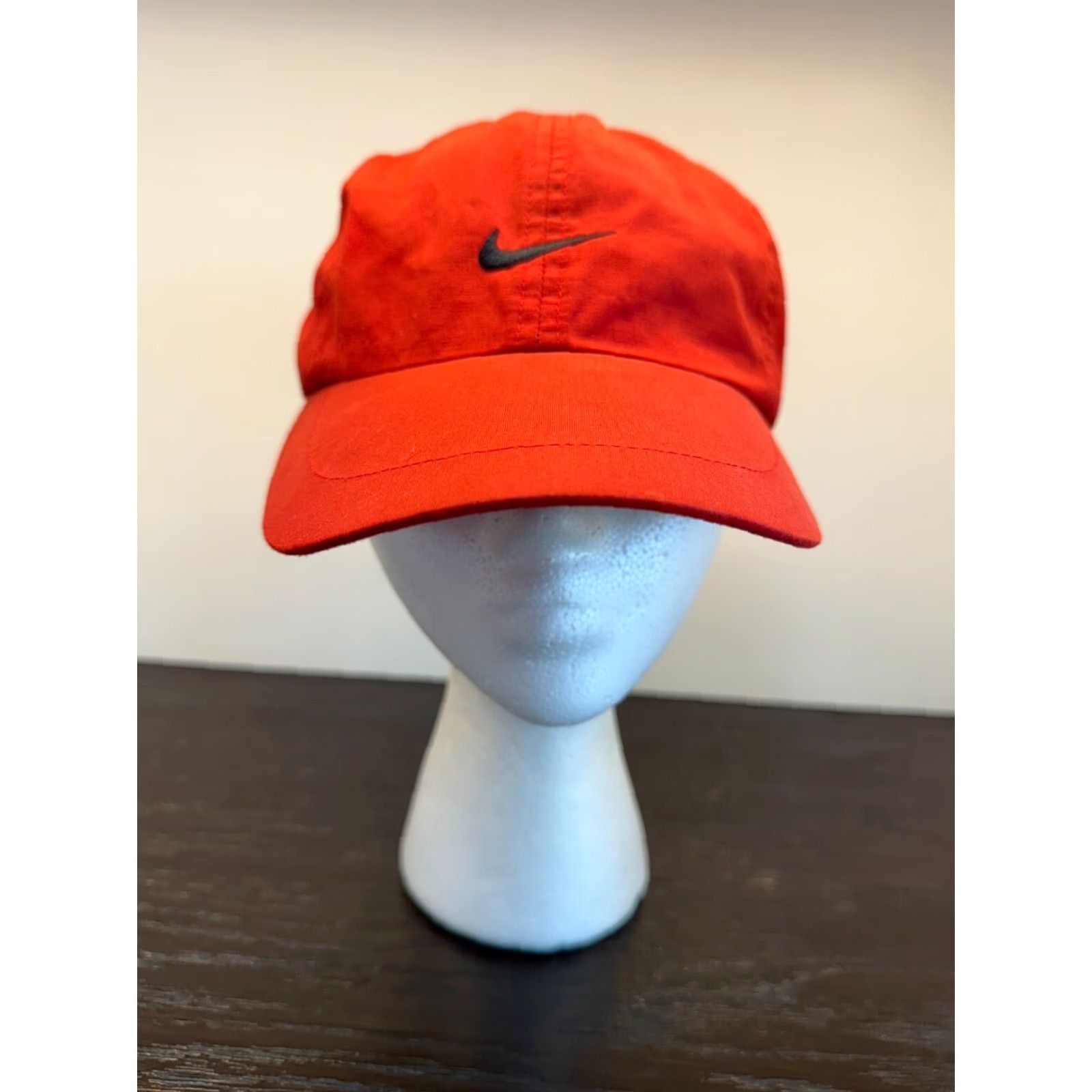 Nike Nike Hat Cap One Size Red Twill Adjustable Strapback Mens Baseball Cap Casual Sports Size ONE SIZE - 2 Thumbnail