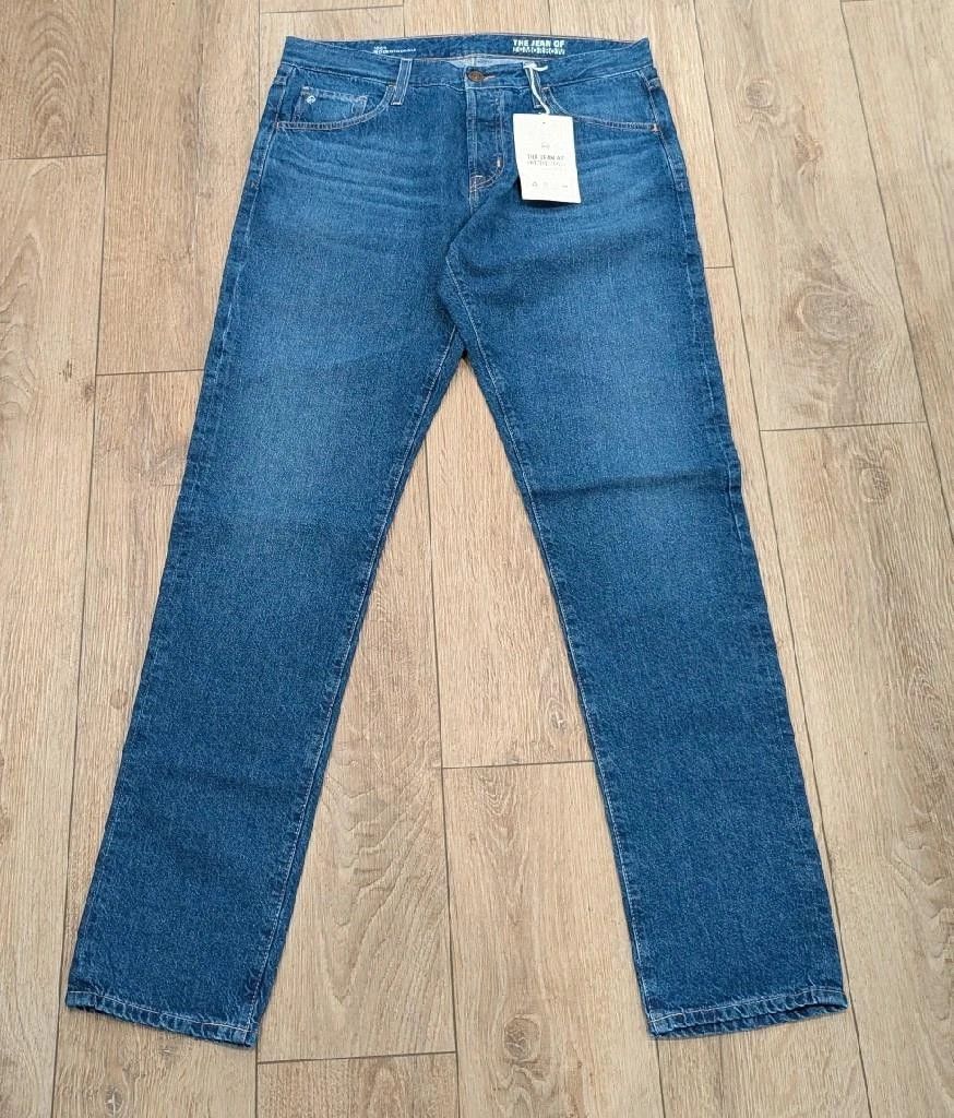 AG Adriano Goldschmied Adriano Goldschmied AG Tellis Slim Straight Jeans 40 x 34 Size US 40 / EU 56 - 1 Thumbnail