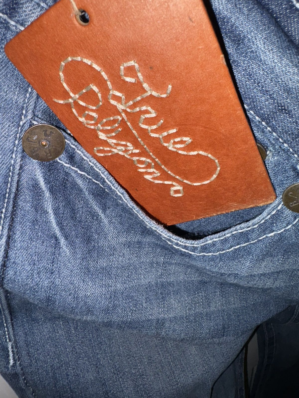 True Religion × Vintage True Religion Joey Super T Jeans Size US 34 / EU 50 - 5 Thumbnail