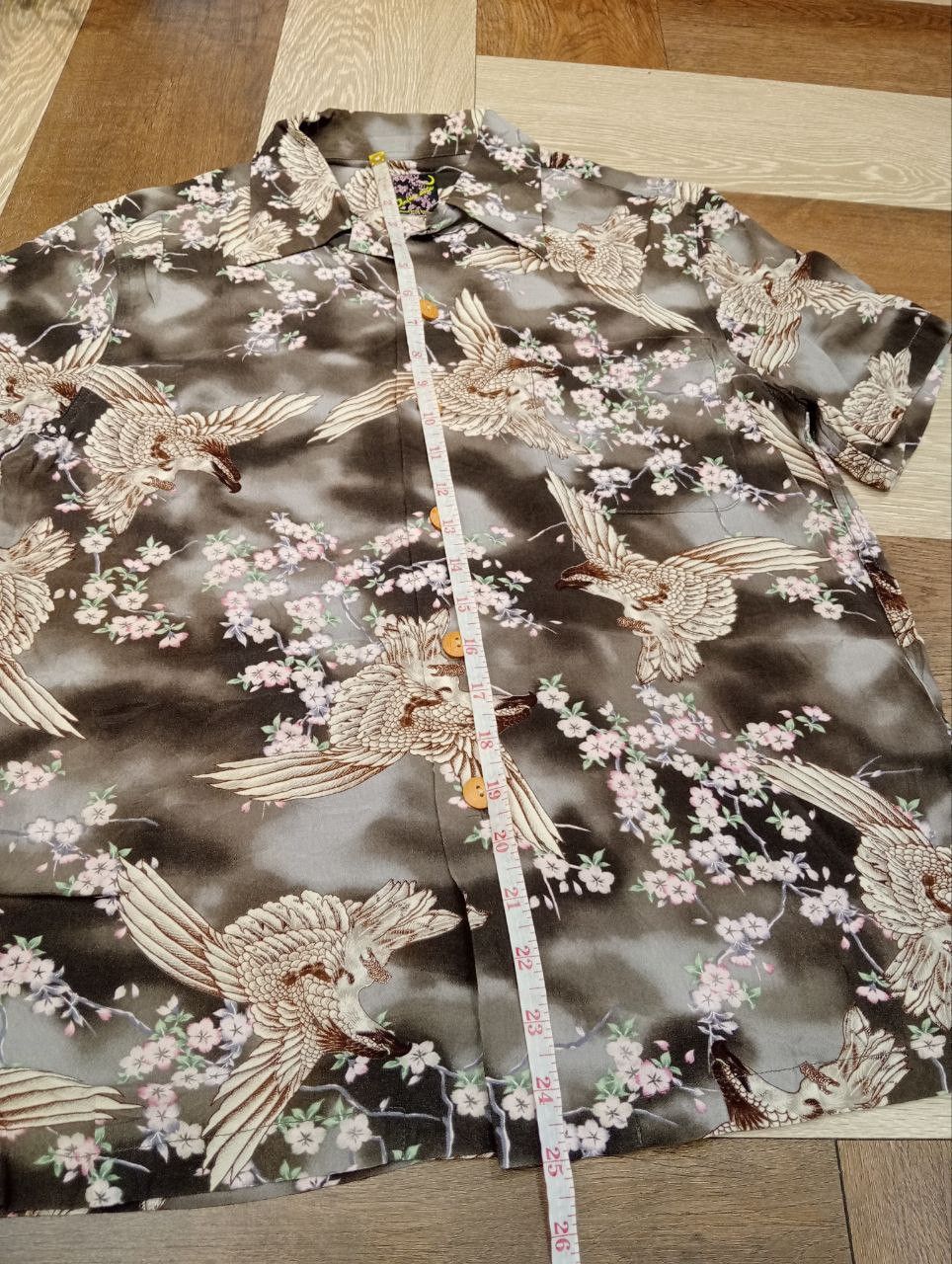 Japanese Brand ONIWA SOTO JAPAN ALOHA EAGLE HAWAIIAN SHIRT Size US M / EU 48-50 / 2 - 11 Thumbnail