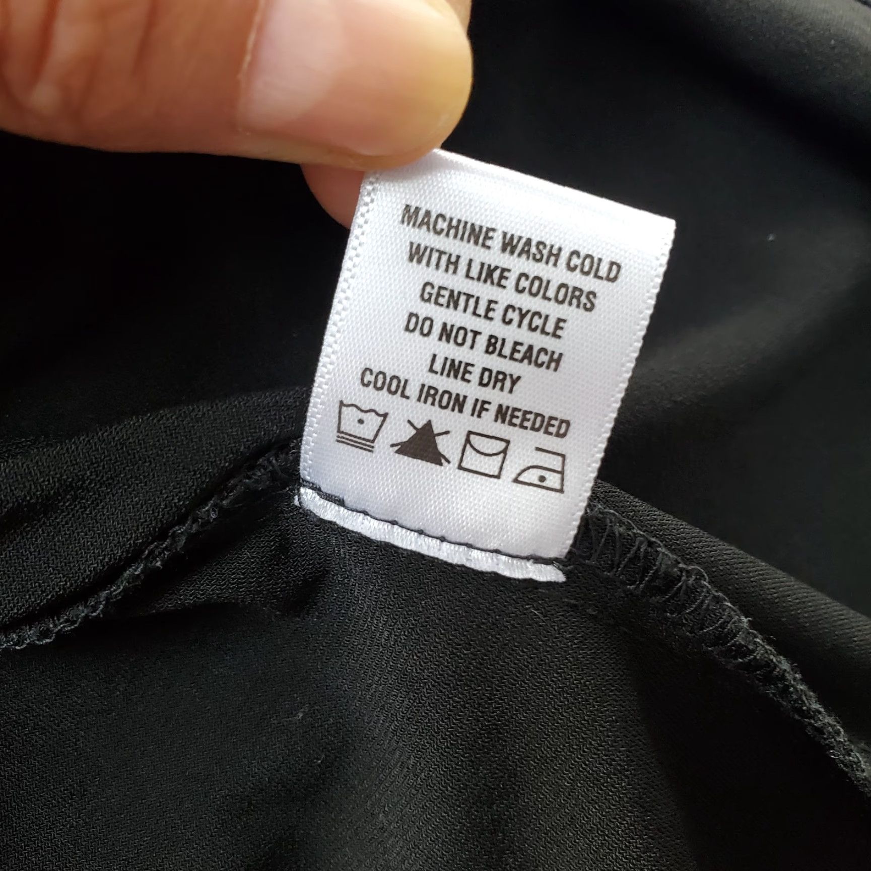 Vintage MSK Women's Small Black Sleeveless A-Line Midi Dress Collared Stretch Zip Size S / US 4 / IT 40 - 7 Thumbnail
