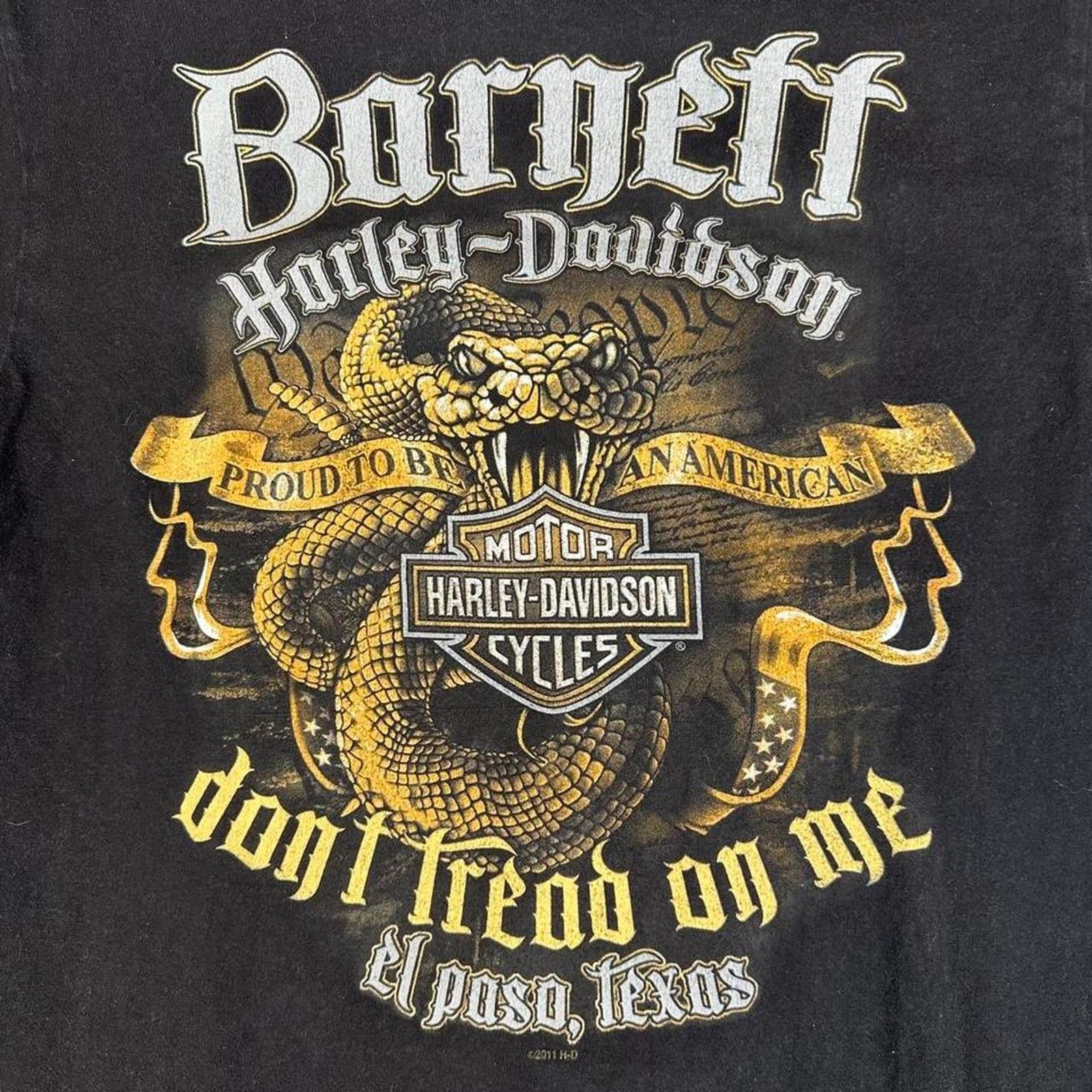 Harley Davidson Harley Davidson Snake black T-shirt Size US L / EU 52-54 / 3 - 2 Thumbnail