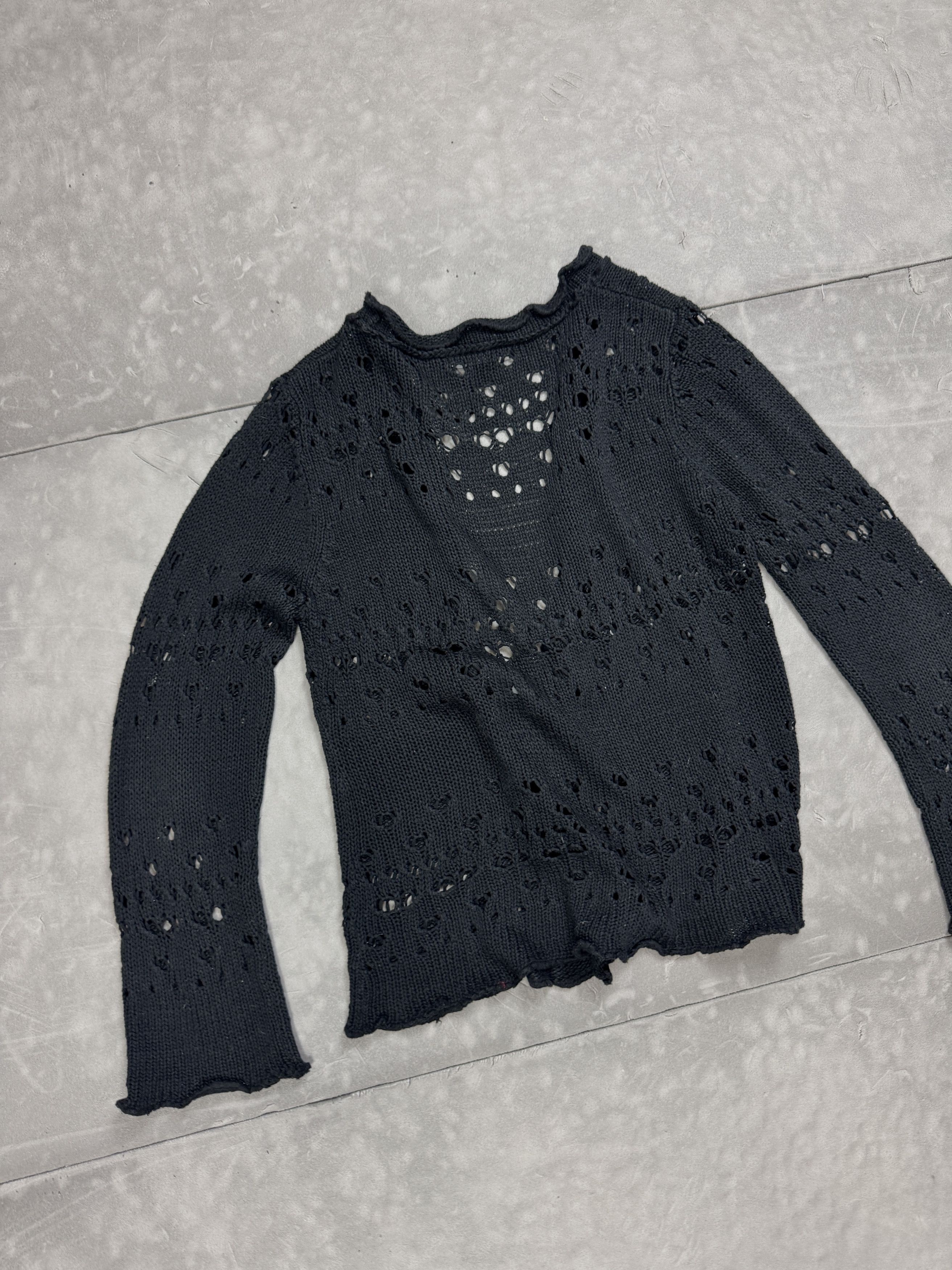 Dunnes Dunnes Stores navy black sweater cardigan retro 90s Size S / US 4 / IT 40 - 11 Thumbnail