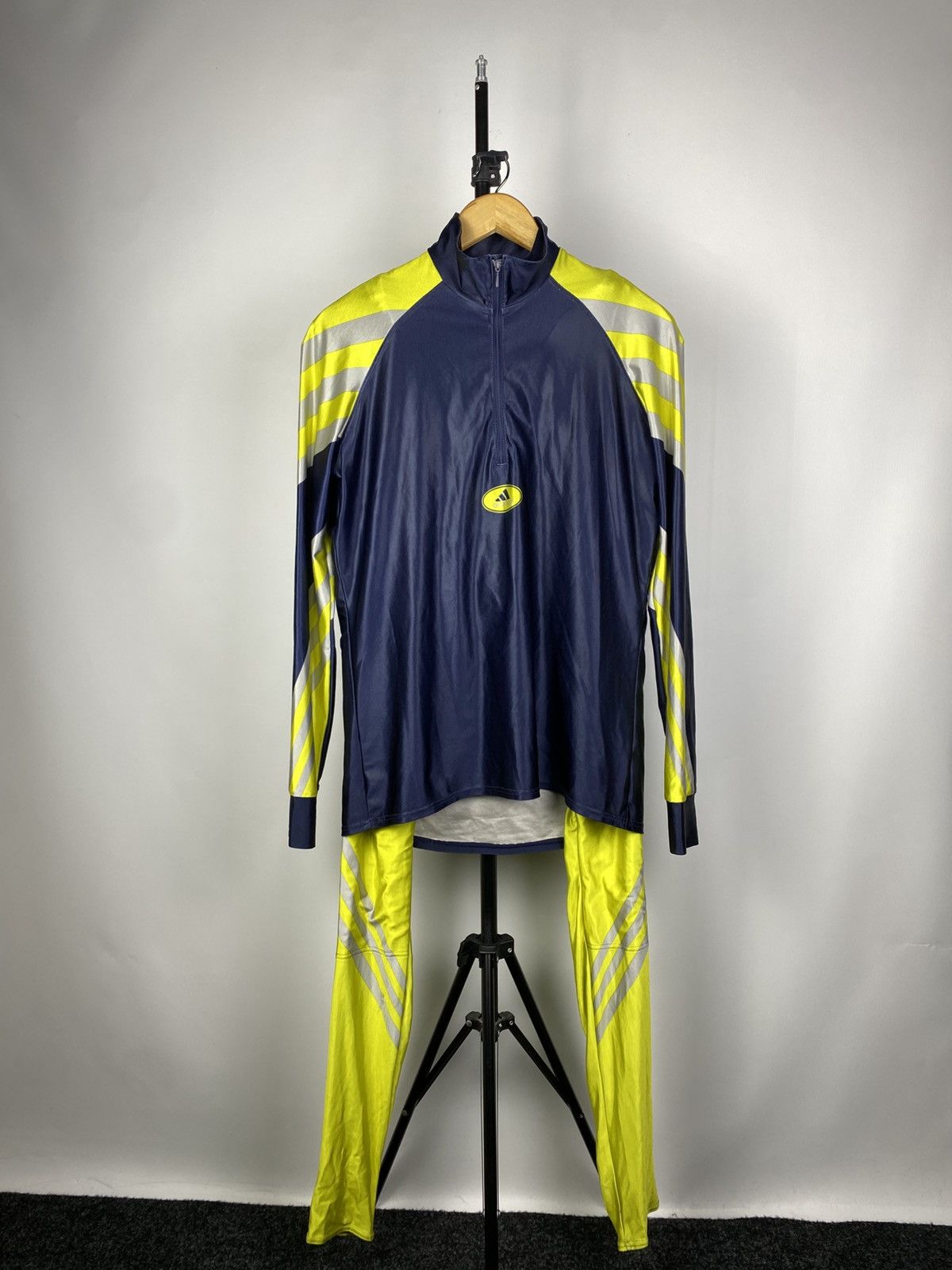Adidas × Vintage Rare 90s Adidas Track Suit Jacket Pants Vintage Y2K Size US L / EU 52-54 / 3 - 1 Thumbnail