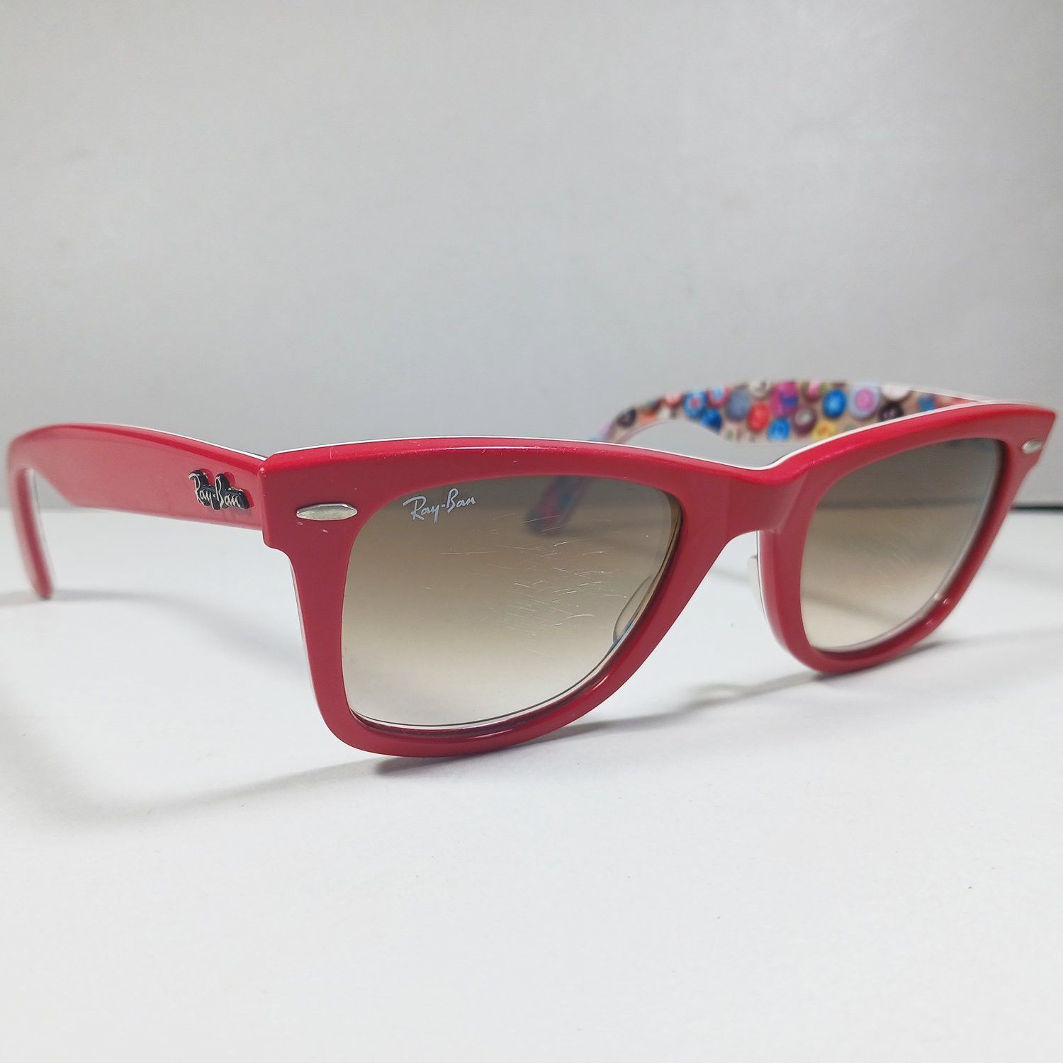 Luxottica RayBan Ray Ban RB2140 Red Wayfarer Special Series 4 Sunglasses Grailed