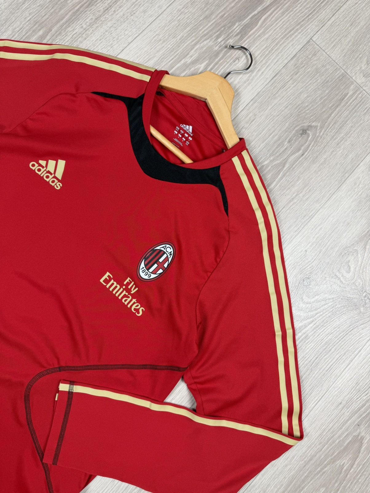 Adidas AC Milan 2010-11 Football Training Top Jersey Adidas Size US M / EU 48-50 / 2 - 2 Thumbnail