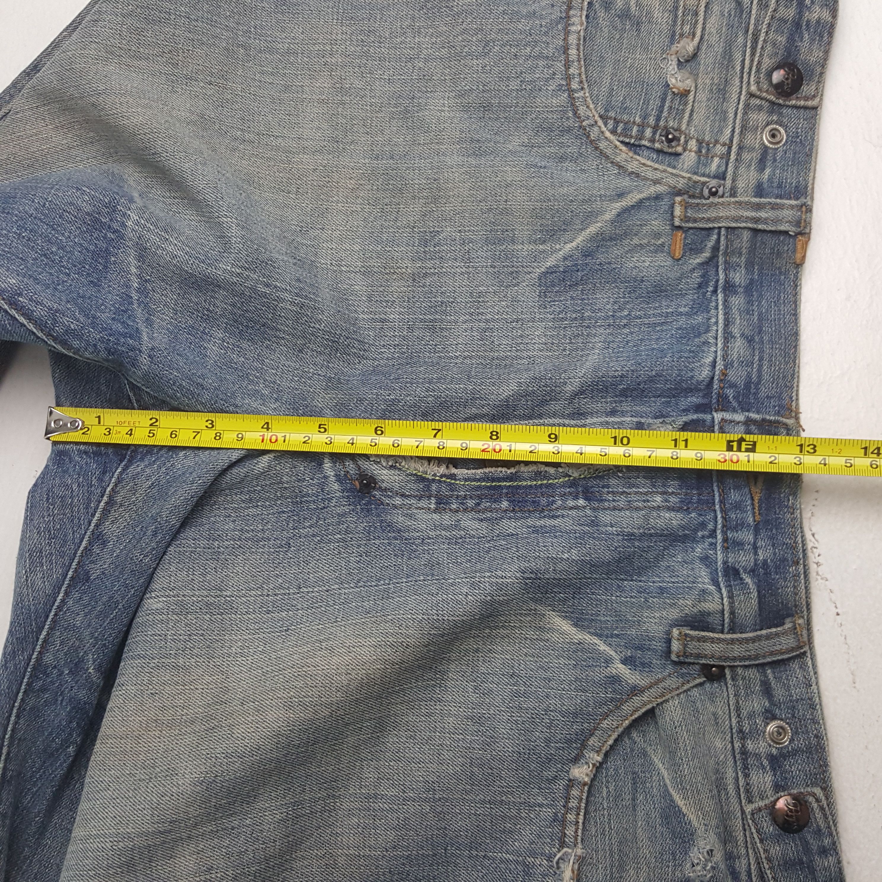 Prps Vintage Prps Japanese Brand Distressed Denim Jeans RR11 Size US 36 / EU 52 - 10 Thumbnail