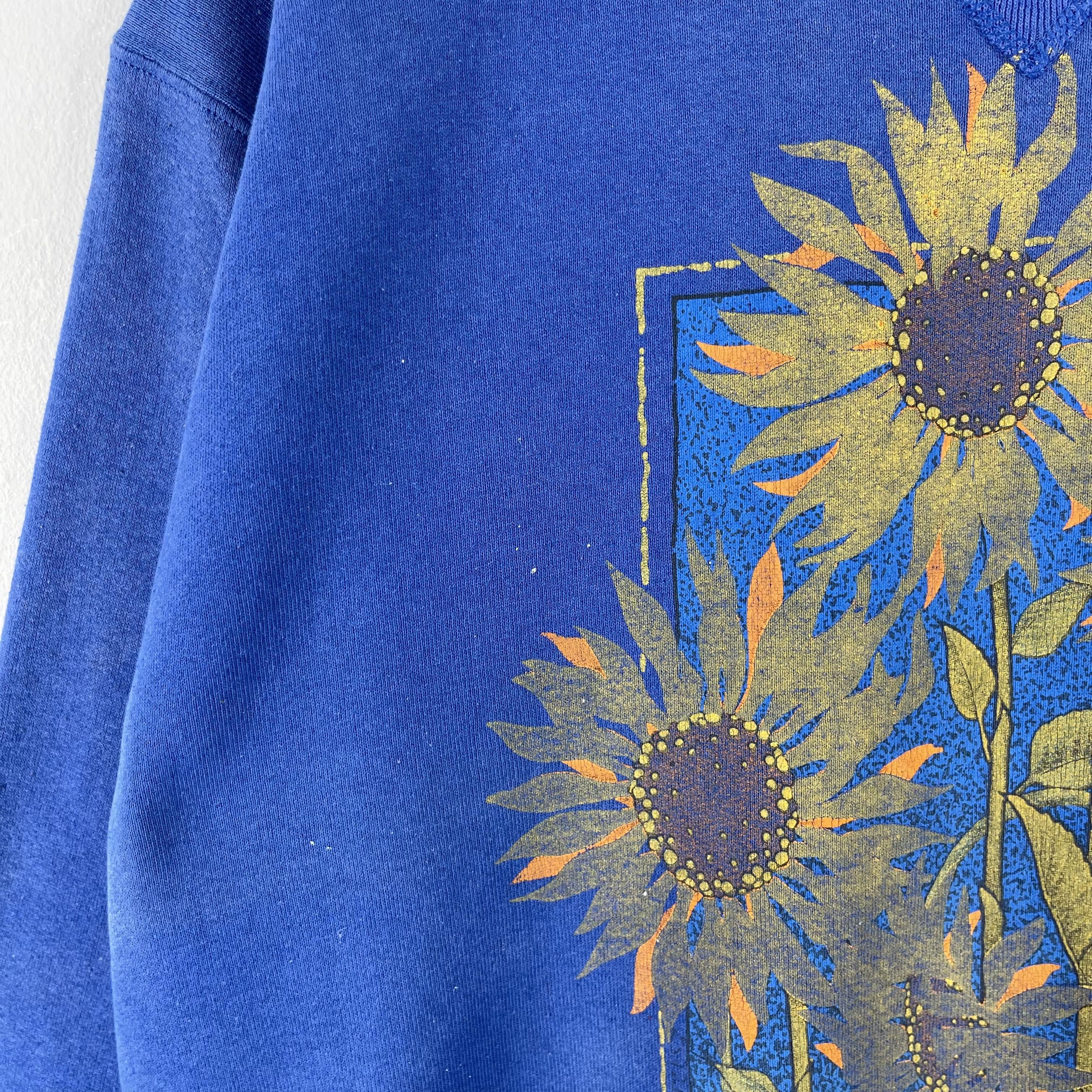 Vintage Vintage SUNFLOWER Pop Art Painting Crewneck Sweatshirt Size US L / EU 52-54 / 3 - 7 Thumbnail