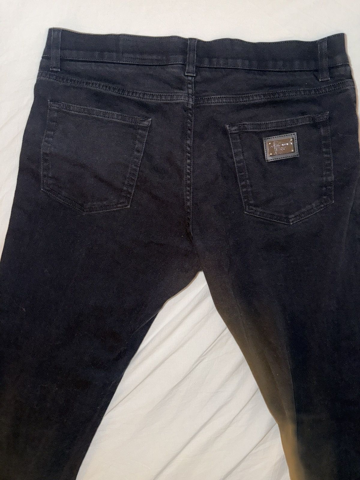 Dolce & Gabbana Dolce & Gabbana Black Slim Fit Denim Jeans Size 50 (34 US) Size US 34 / EU 50 - 4 Thumbnail