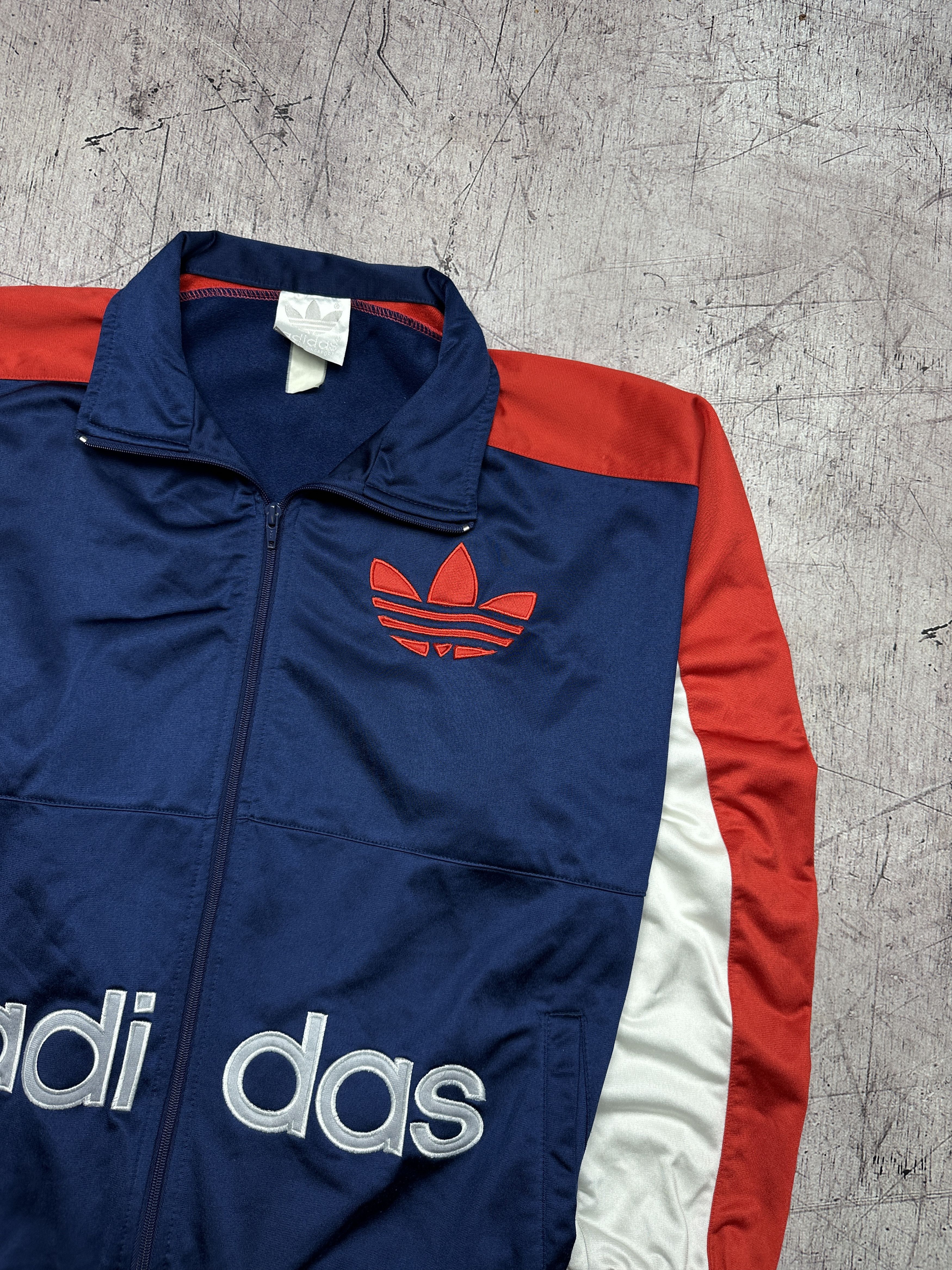 Adidas × Vintage Adidas Vintage Mens Track Top Jacket Size US XL / EU 56 / 4 - 2 Thumbnail