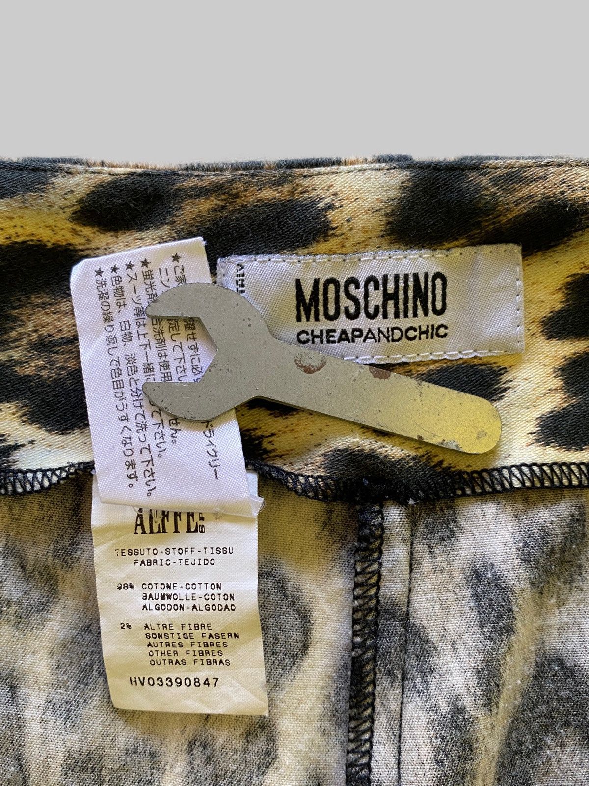 Moschino Moschino Cheap&Chic Leopard Print Jeggings Size 27" / US 4 / IT 40 - 3 Thumbnail