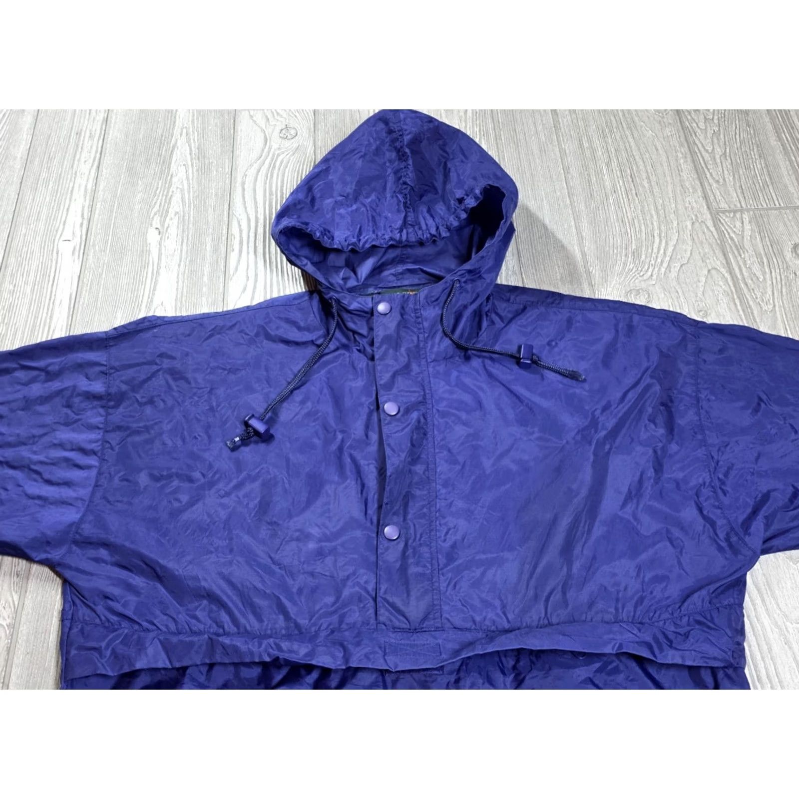 J.Crew VINTAGE J.CREW Windbreaker Jacket Oarsman Hooded 1/2 Zip Anorak XS Blue Long Sleeve Regular Adult Mens 90s Size US XS / EU 42 / 0 - 4 Thumbnail