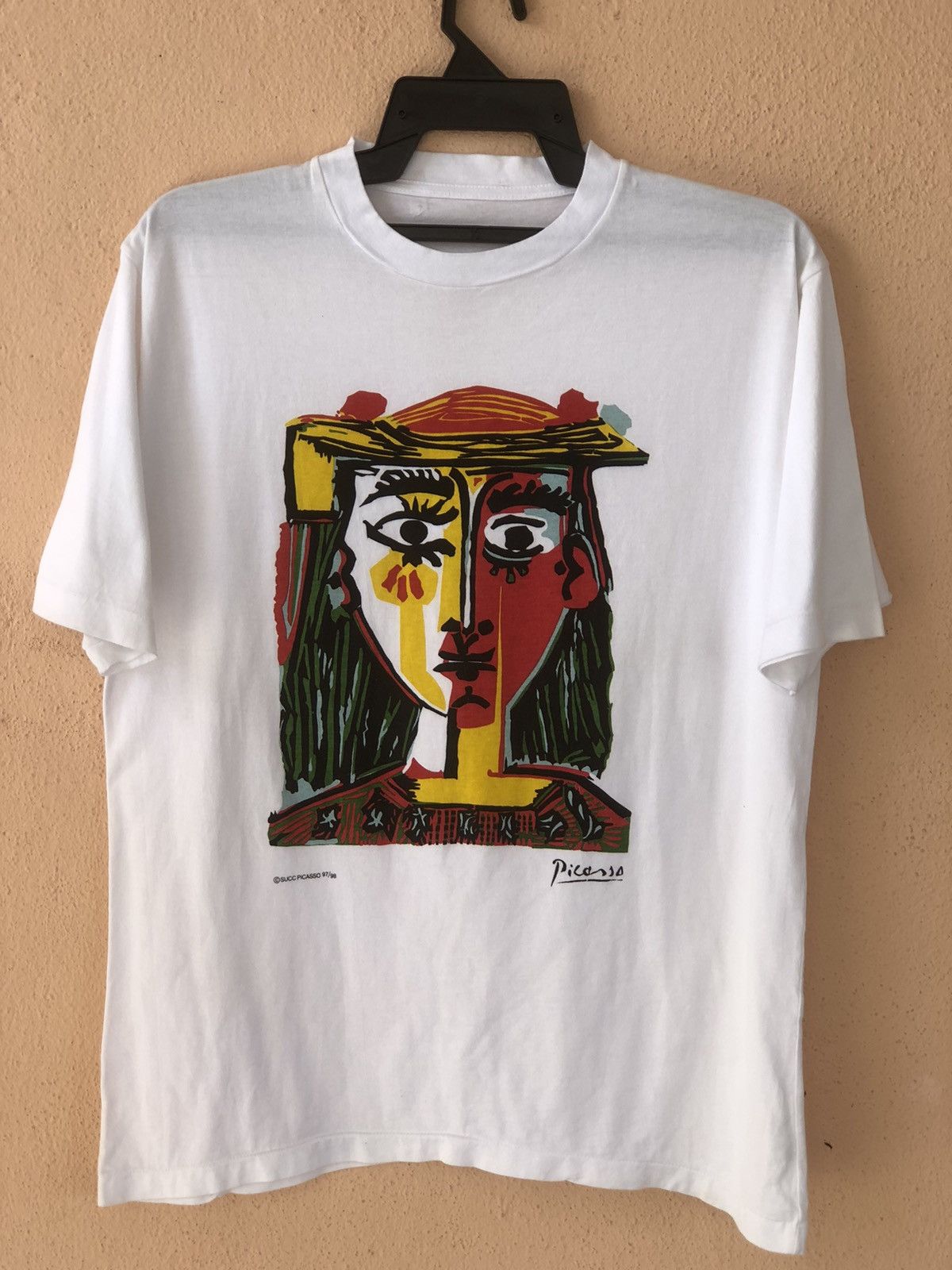 Picasso Spadem Shirt Vintage 1995 XL Art See Desc. | eBay
