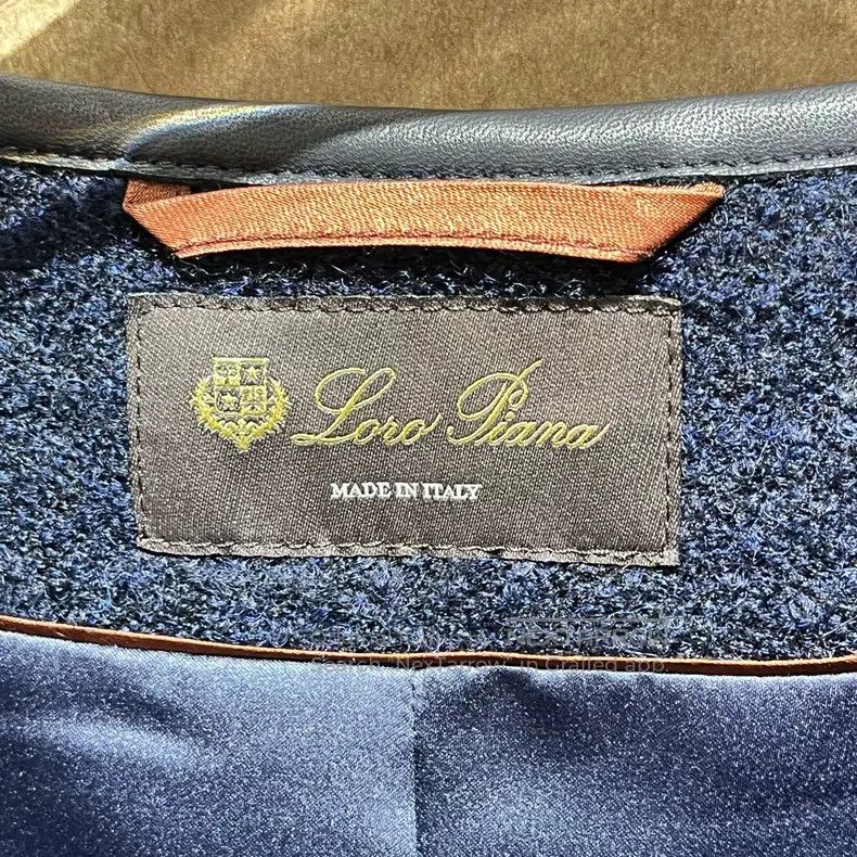 Loro Piana Loro Piana Blue Fringe Wool Tweed Jacket Size XXS / US 00 / IT 34 - 3 Thumbnail