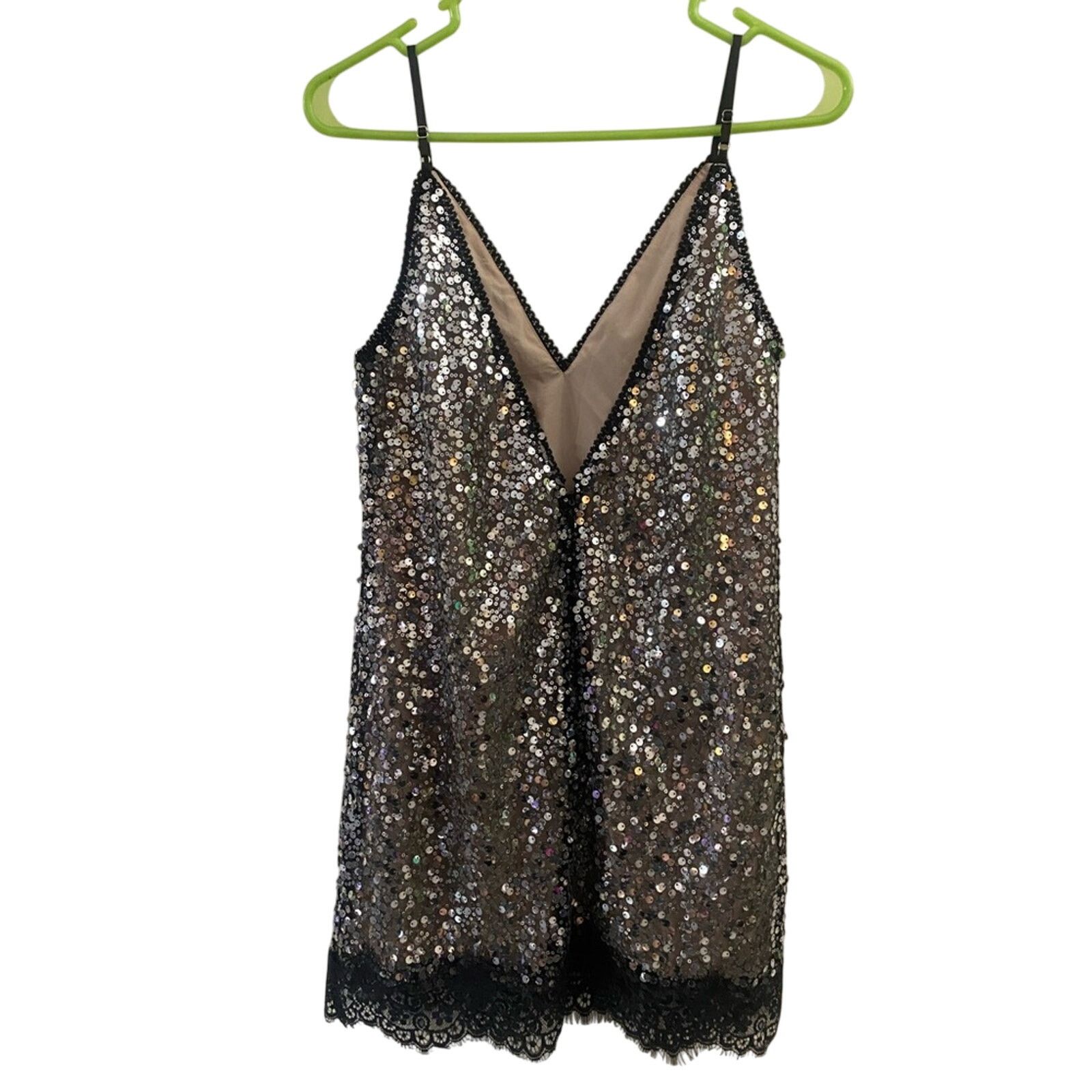 Other Revolve H:ours Neely Minidress Black Silver S Size S / US 4 / IT 40 - 4 Thumbnail