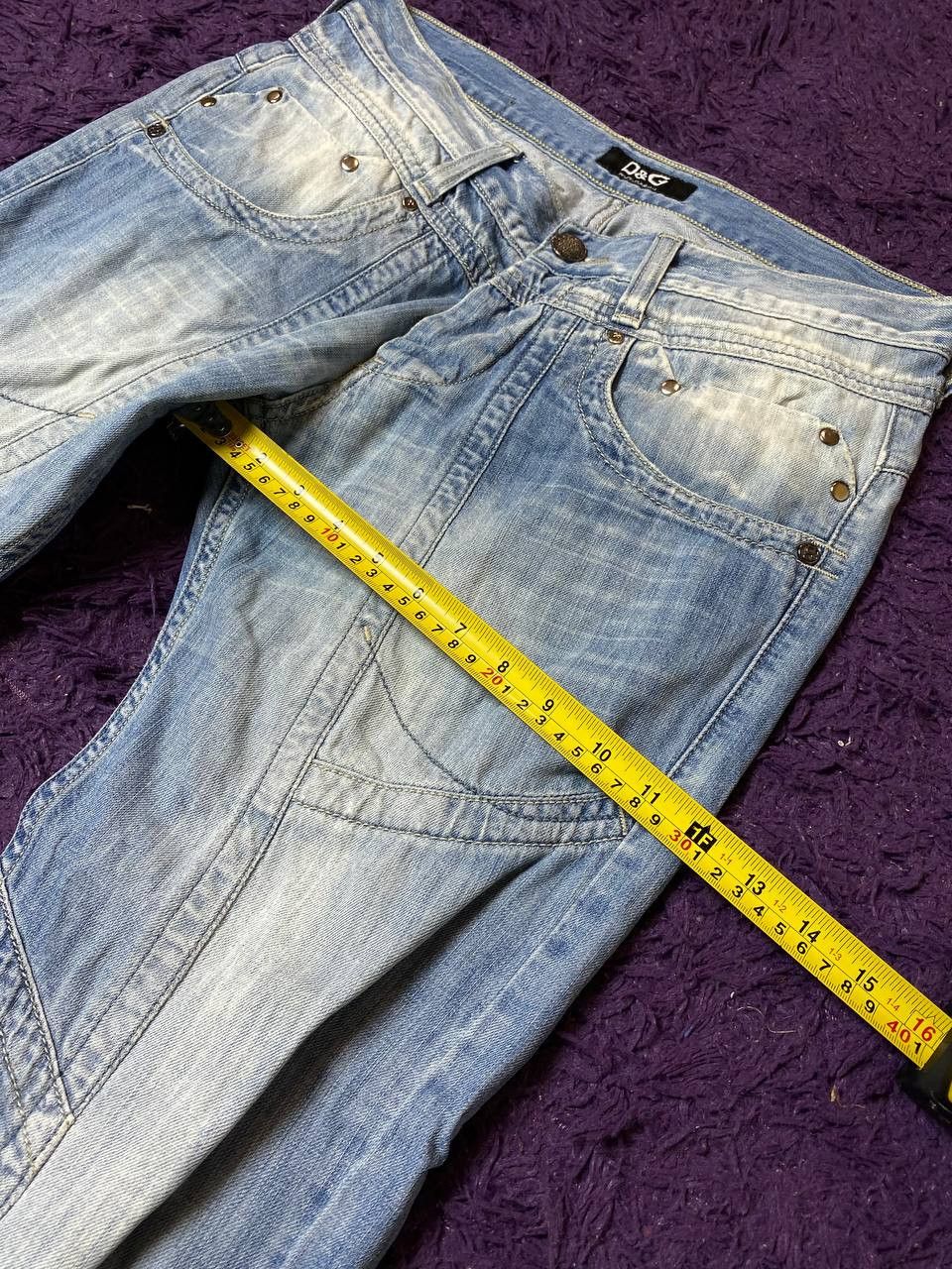 Other Y2K Vintage Dolce&Gabbana Jeans Streetwear Rare Casual Style Size US 31 - 11 Thumbnail
