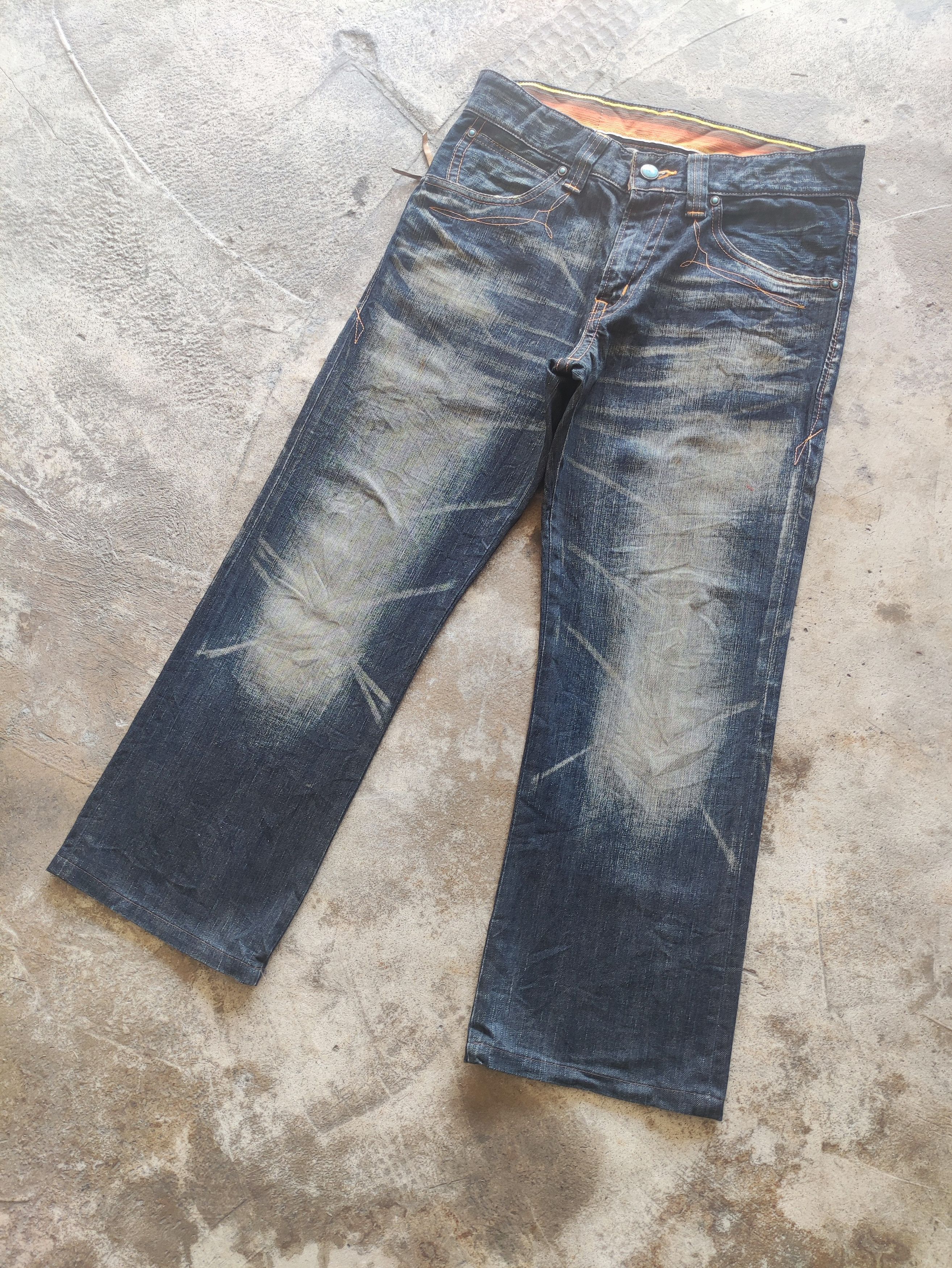 Edwin Vintage Edwin Brand Faded Baggy Denim Pants Size US 34 / EU 50 - 2 Thumbnail