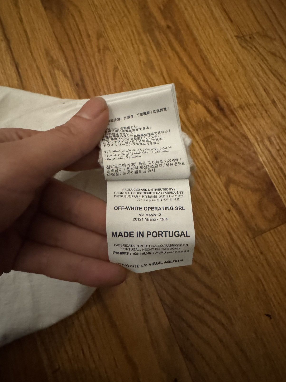 Off-White “Rationalism” Off-White Tee Size US XS / EU 42 / 0 - 6 Thumbnail