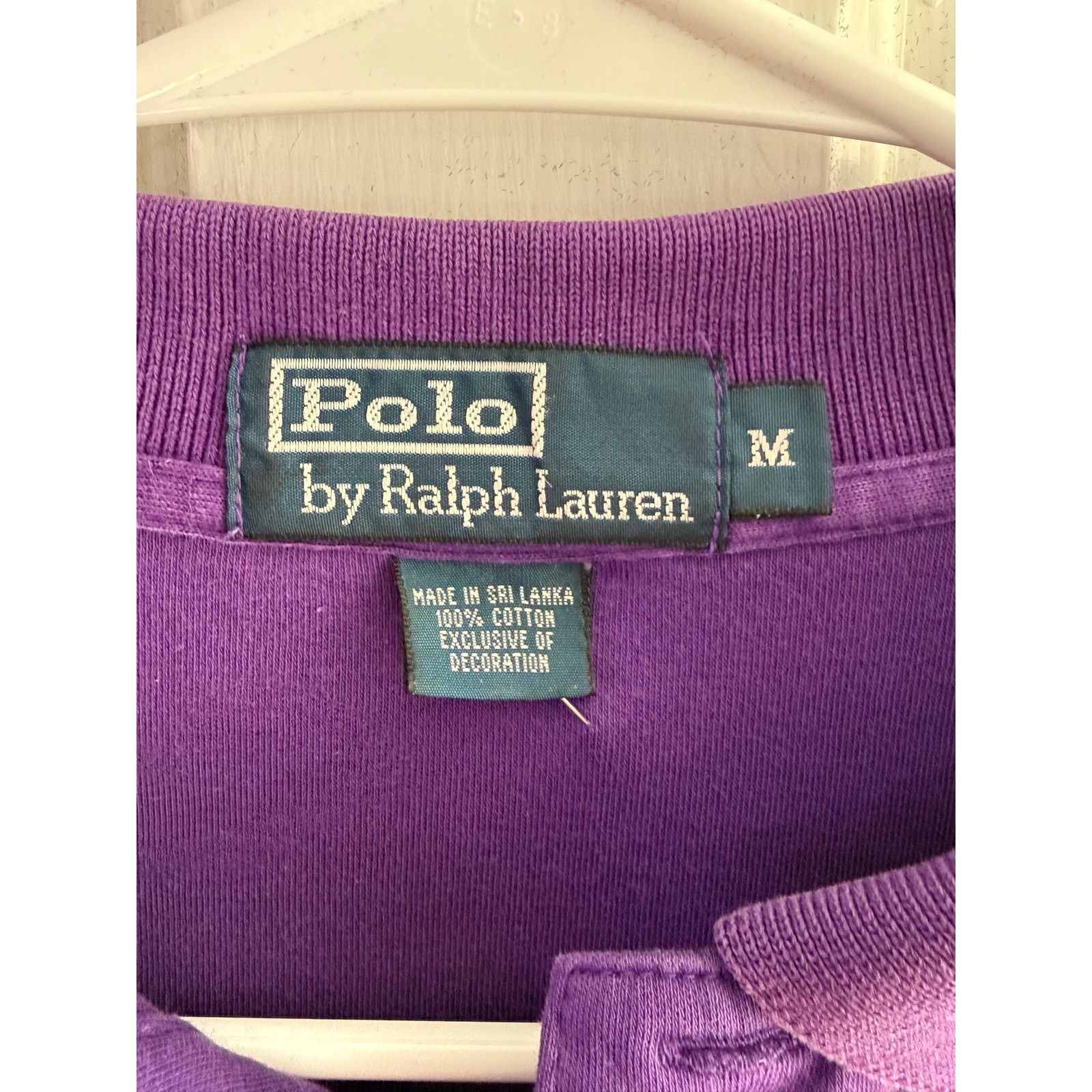Polo Ralph Lauren Vintage Polo Ralph Lauren Purple Shirt Men's Gold Pony Med Size US M / EU 48-50 / 2 - 3 Thumbnail
