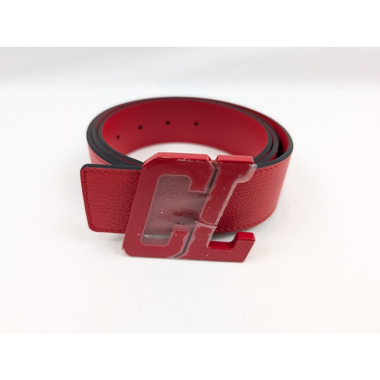 o1rshd1 Size: 100 / Calf Happy Rui CL Logo Belt in Loubi