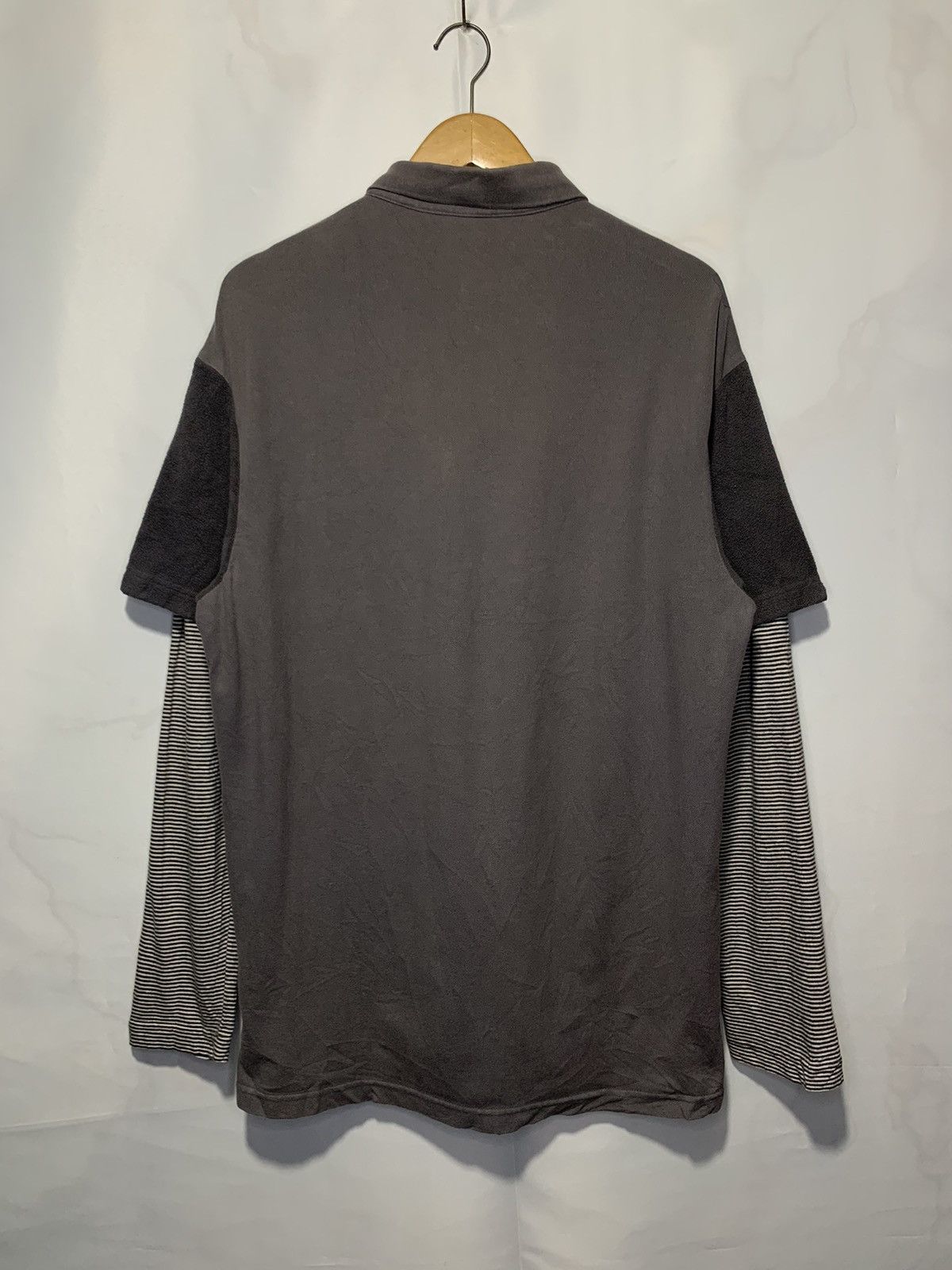 If Six Was Nine × Japanese Brand × Le Grande Bleu (L.G.B.) Y2k BeanPole double layer hybrid longsleeve polo shirt Size US L / EU 52-54 / 3 - 7 Thumbnail