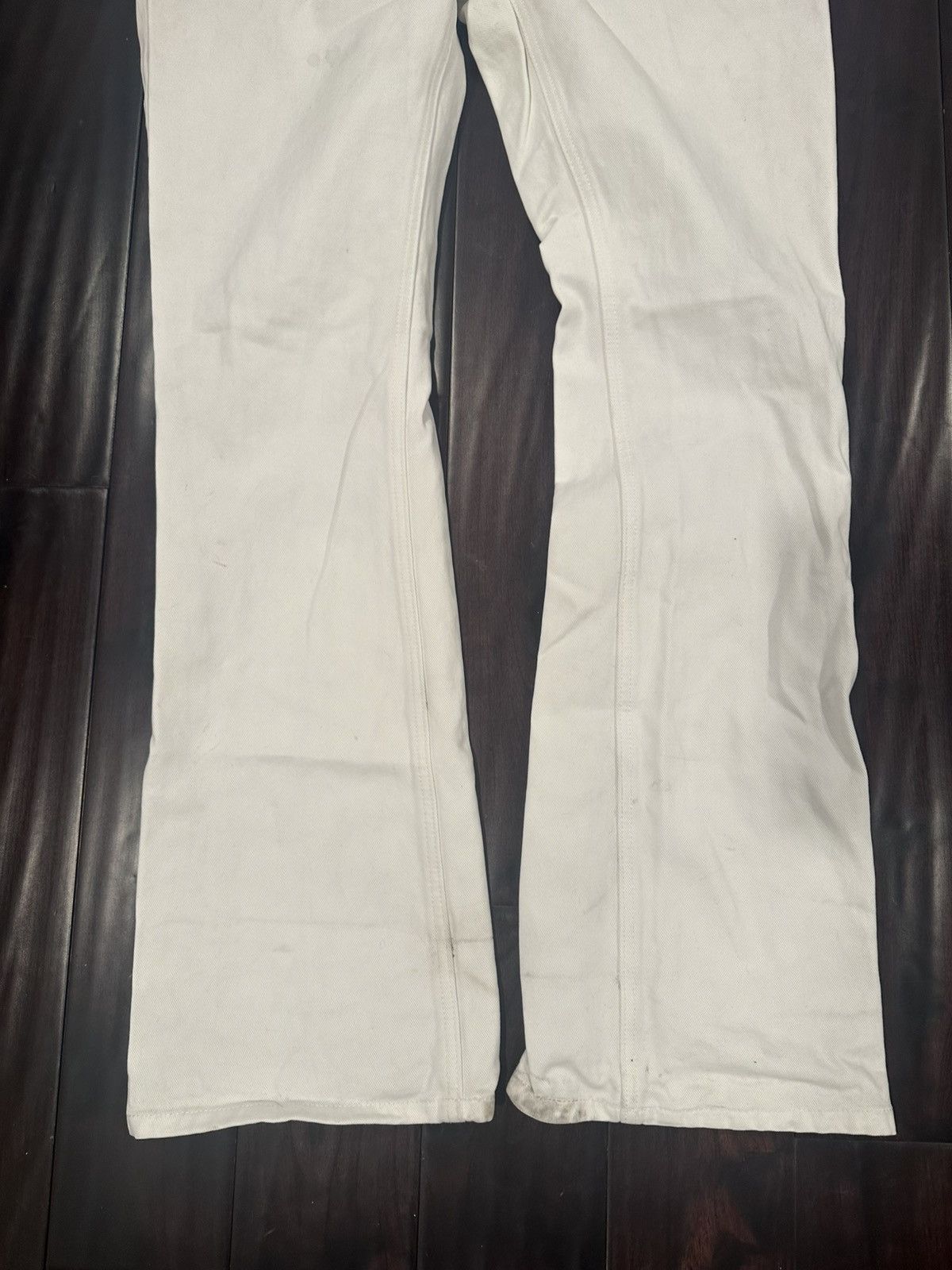 Other White flared pierced denim Size US 32 / EU 48 - 2 Thumbnail