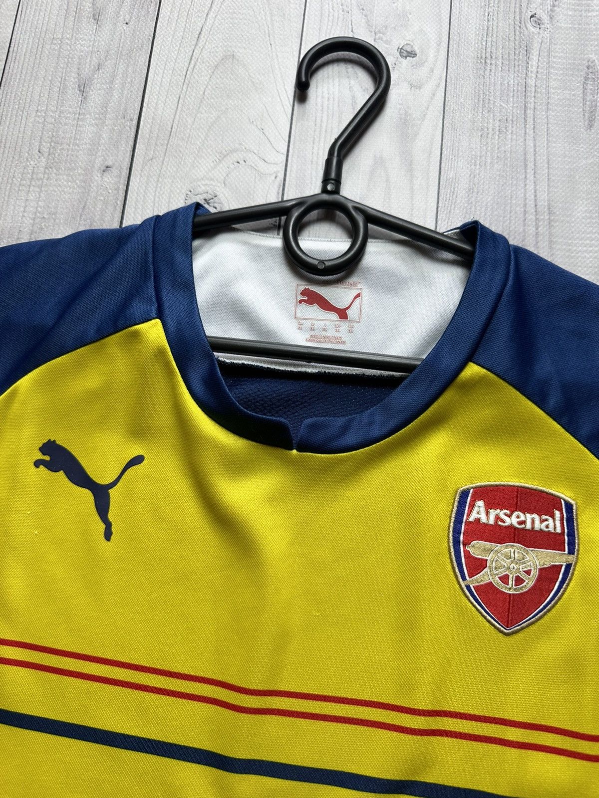 Puma × Vintage Vintage Arsenal soccer jersey puma yellow/ Blue rare XL Size US XL / EU 56 / 4 - 5 Thumbnail