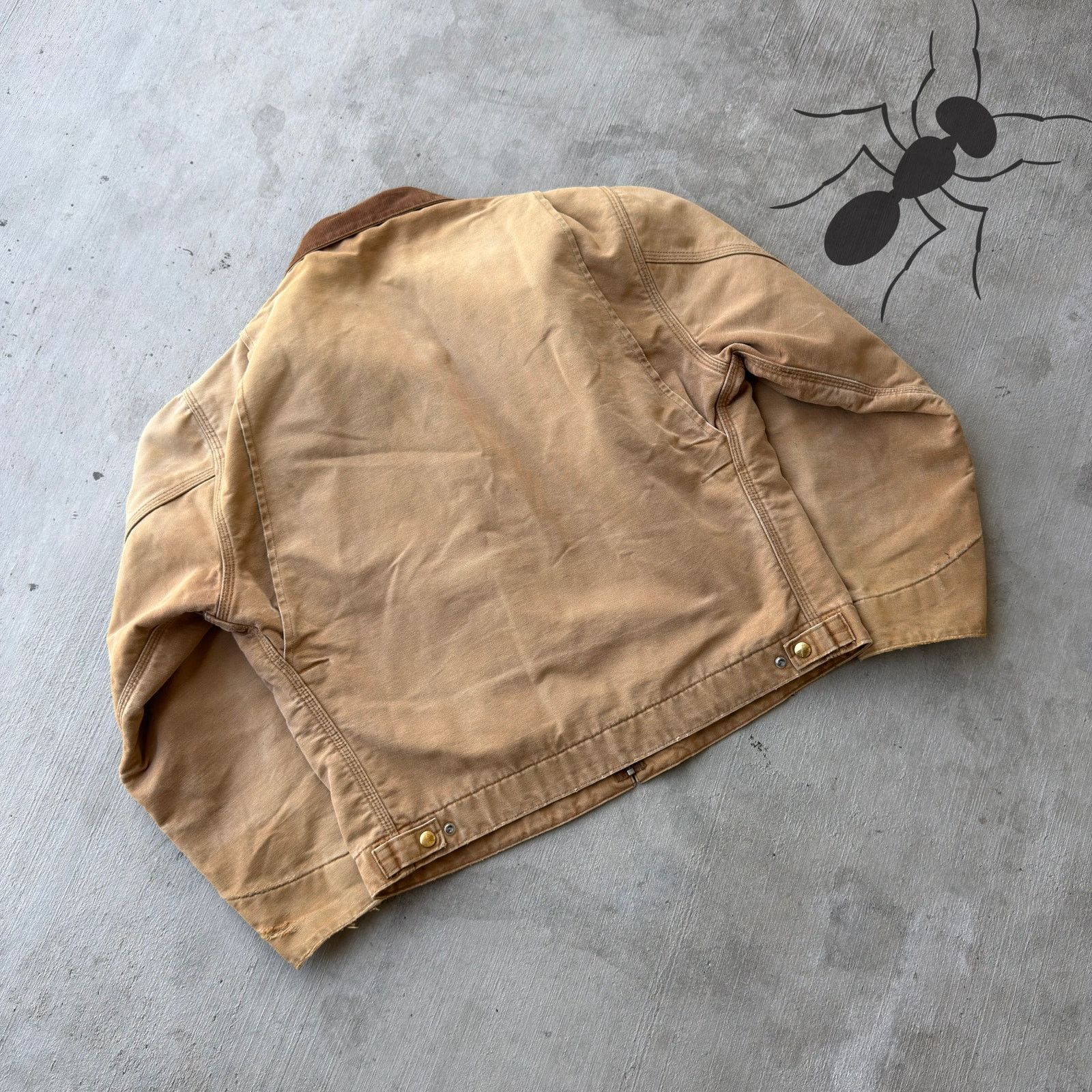 Carhartt × Vintage Carhartt brown Detroit work wear jacket Size US L / EU 52-54 / 3 - 6 Thumbnail