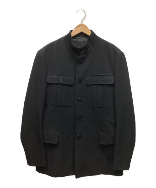 Yohji Yamamoto YOHJI YAMAMOTO/wool/black/jacket Size US L / EU 52-54 / 3 - 1 Thumbnail