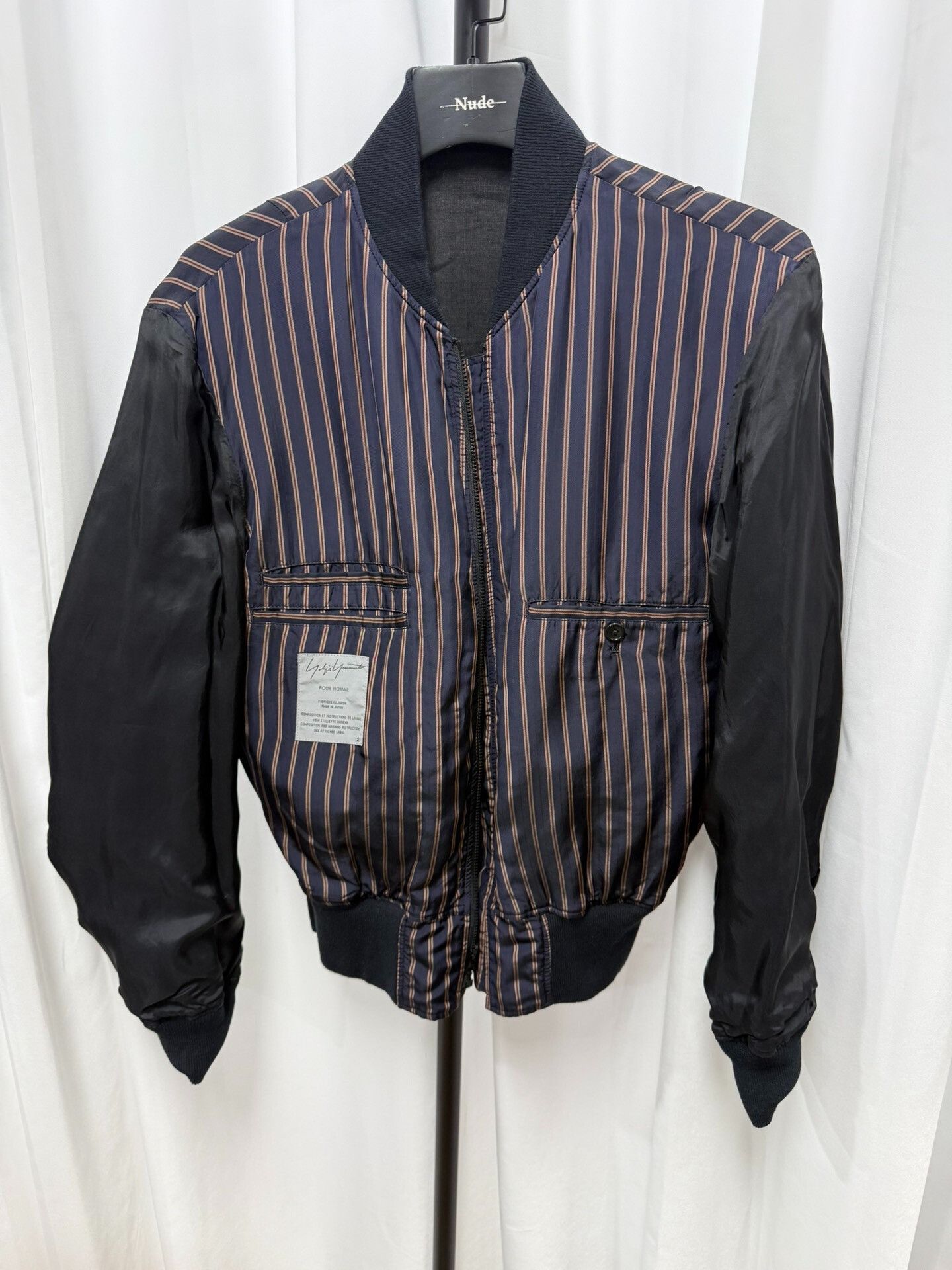 Yohji Yamamoto Yohji Yamamoto SS93 Linen Cotton Reversible Bomber