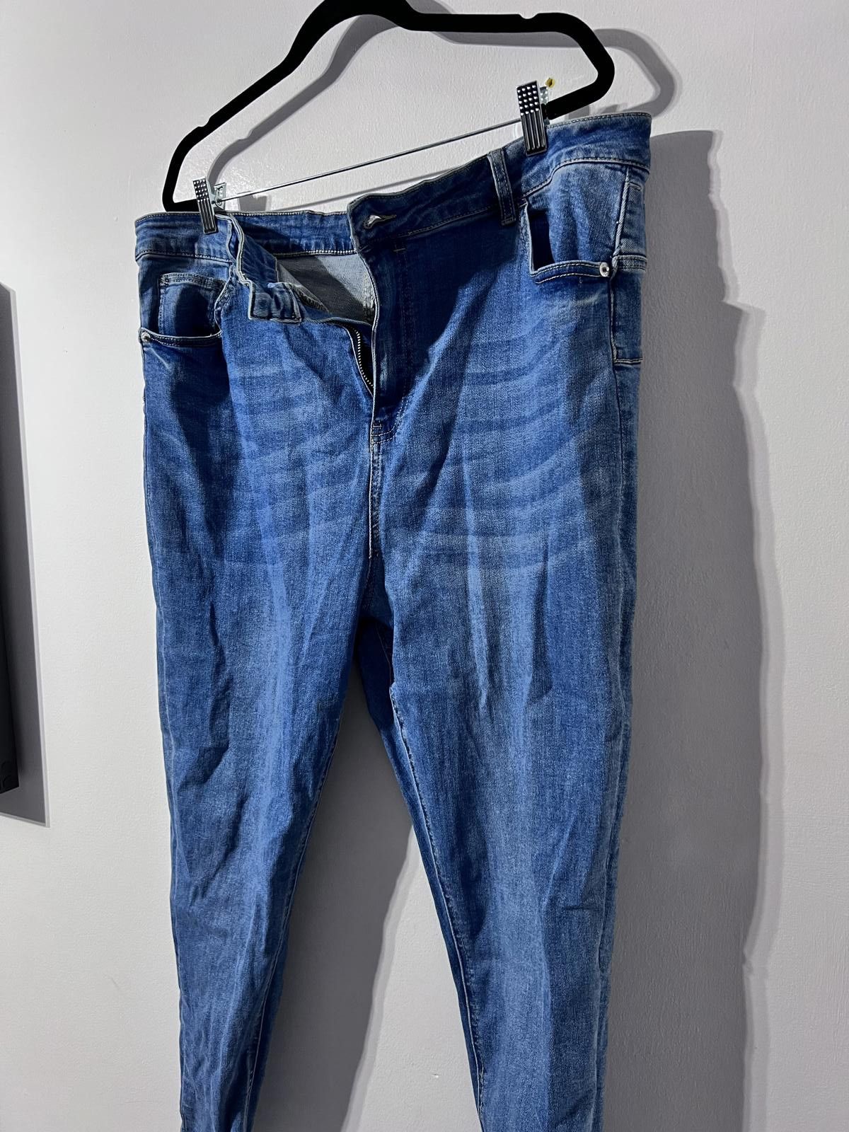 Other Lovall Blue Skinny Jeans – Size 20 (1XL) Size 38" / US 16 / IT 52 - 3 Thumbnail