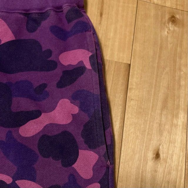 Bape BAPE Purple Camo sweat pants a bathing ape ★size L Size US 34 / EU 50 - 4 Thumbnail
