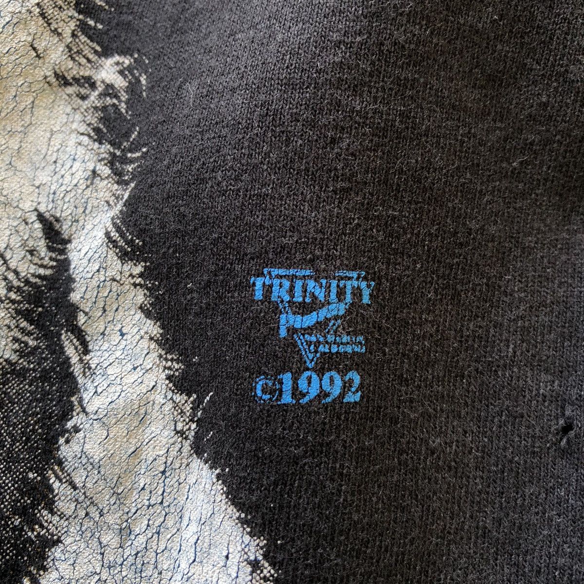 Fruit Of The Loom Vintage White Tiger Big Printed Long Sleeve Shirt Size US L / EU 52-54 / 3 - 5 Thumbnail