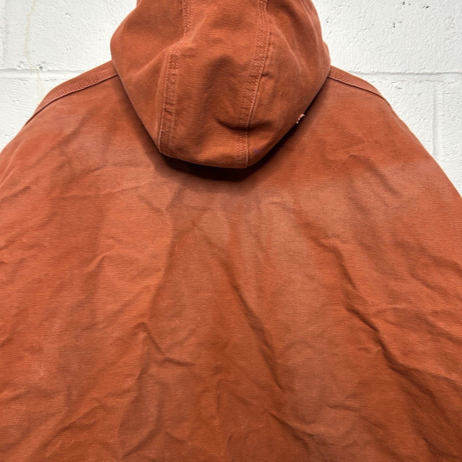 Y2K Carhartt Hooded Active Jacket “Red Orange” J130 RDO