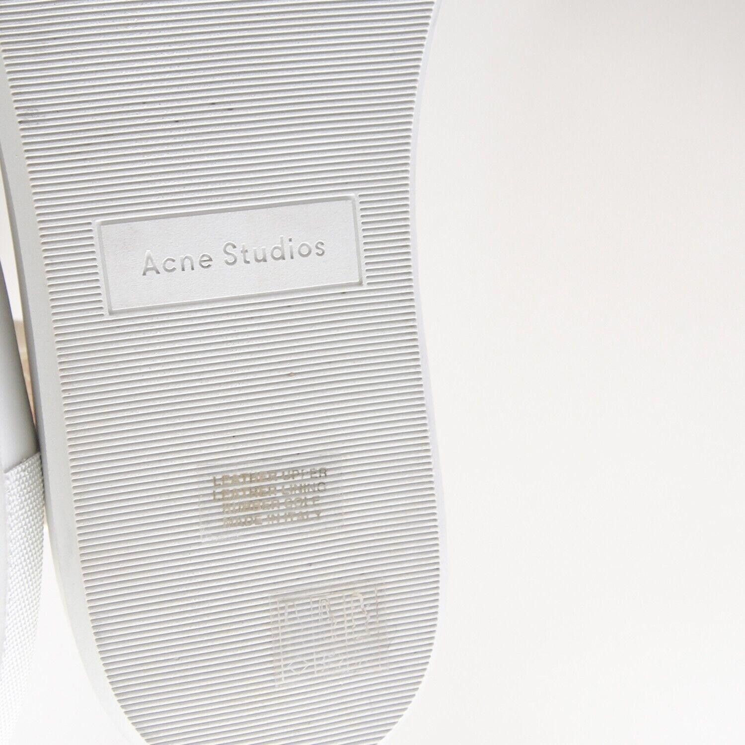 Acne Studios Acne Studios Emoji Sneakers White Leather US 12 EU 45 Size US 12 / EU 45 - 10 Thumbnail