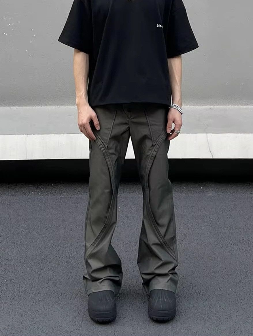 Designer × Vintage Streetwear Design Loose Baggy Straight Casual Pants Size US 33 - 2 Thumbnail