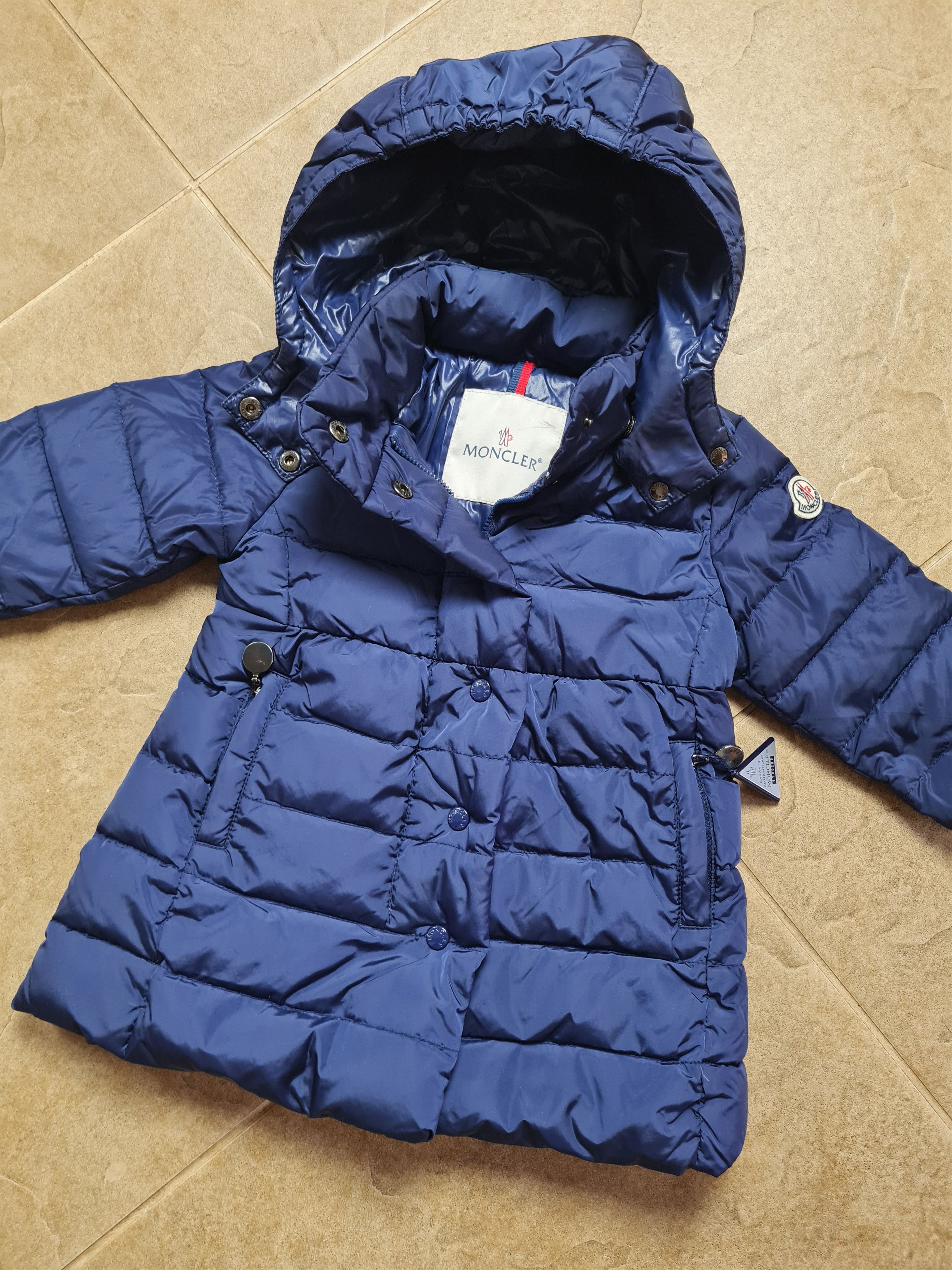 Moncler Down Jacket Moncler Parka Blue12 mois - sz 74cm Size XXS / US 00 / IT 34 - 21 Thumbnail