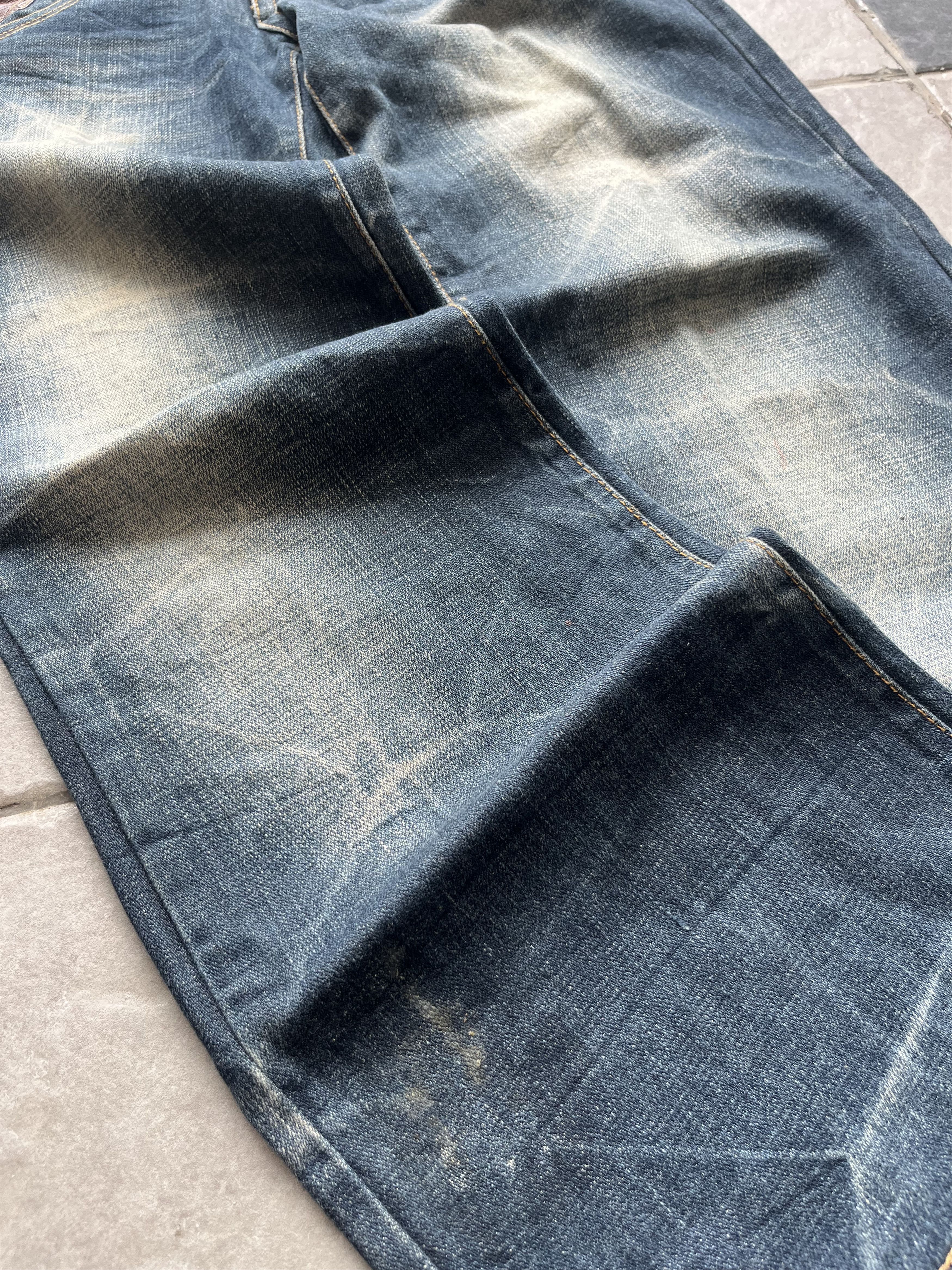 Japanese Brand 💥rare💥 jessy logan whisker washed flare jeans Size US 28 / EU 44 - 4 Thumbnail