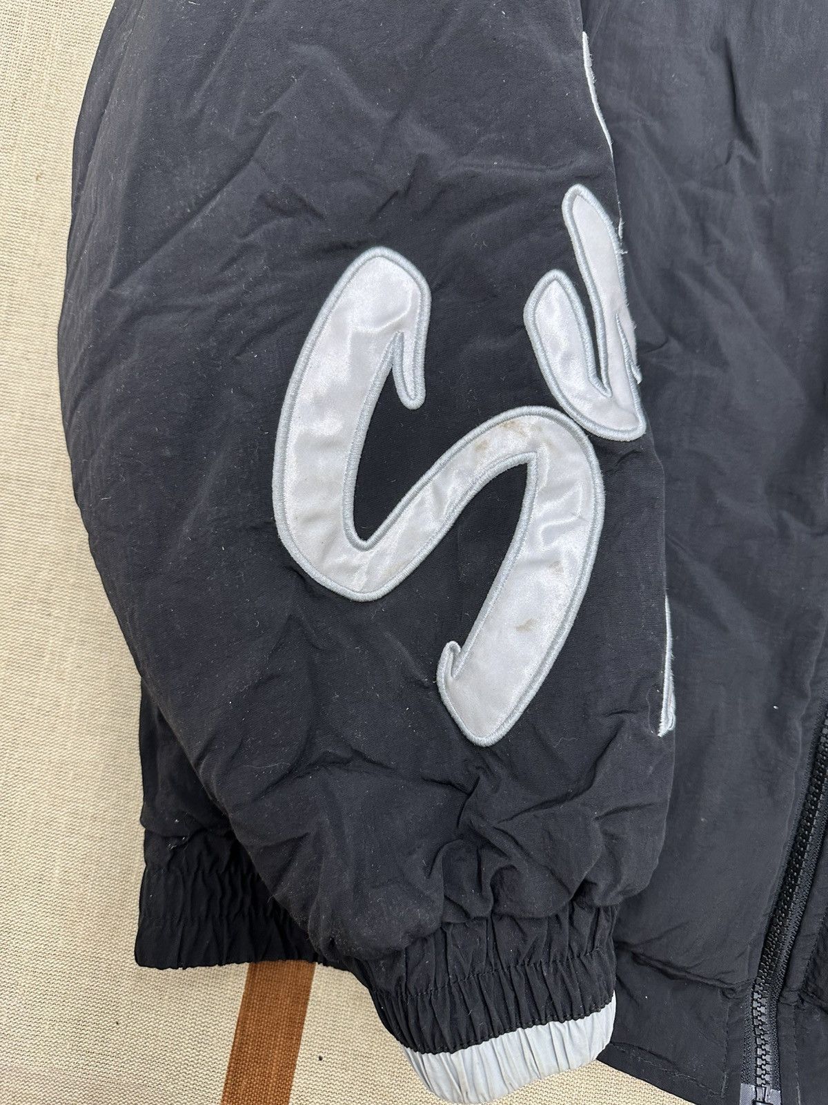Supreme Supreme Sleeve Script Sideline Jacket Black M SS18 Box Logo Size US M / EU 48-50 / 2 - 3 Thumbnail