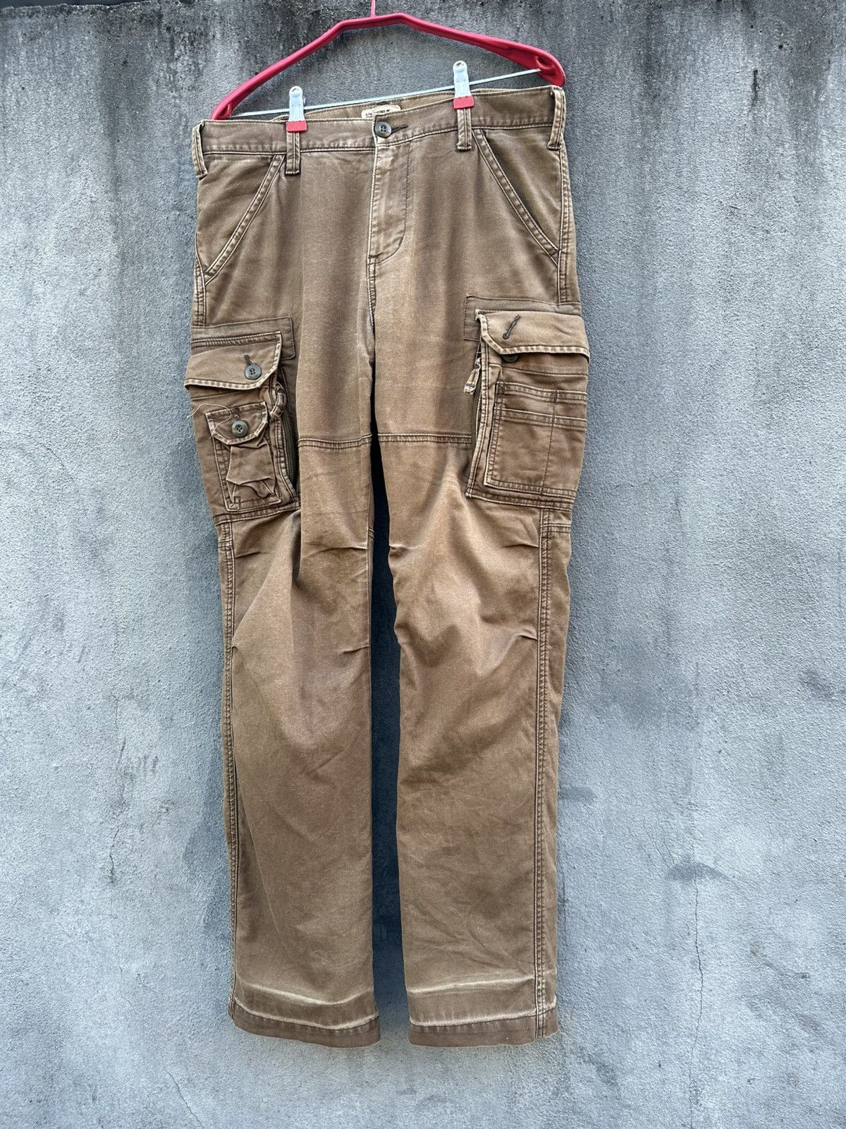 Alpha Industries 🪖Vintage Faded Alpha Industries Brown Cargo Pants Size US 30 / EU 46 - 5 Thumbnail