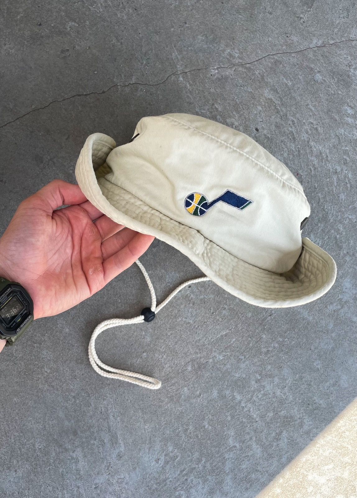 Adidas × NBA × Vintage Rare Utah Jazz Adidas Hat Y2K Panama NBA Cap Size ONE SIZE - 1 Thumbnail