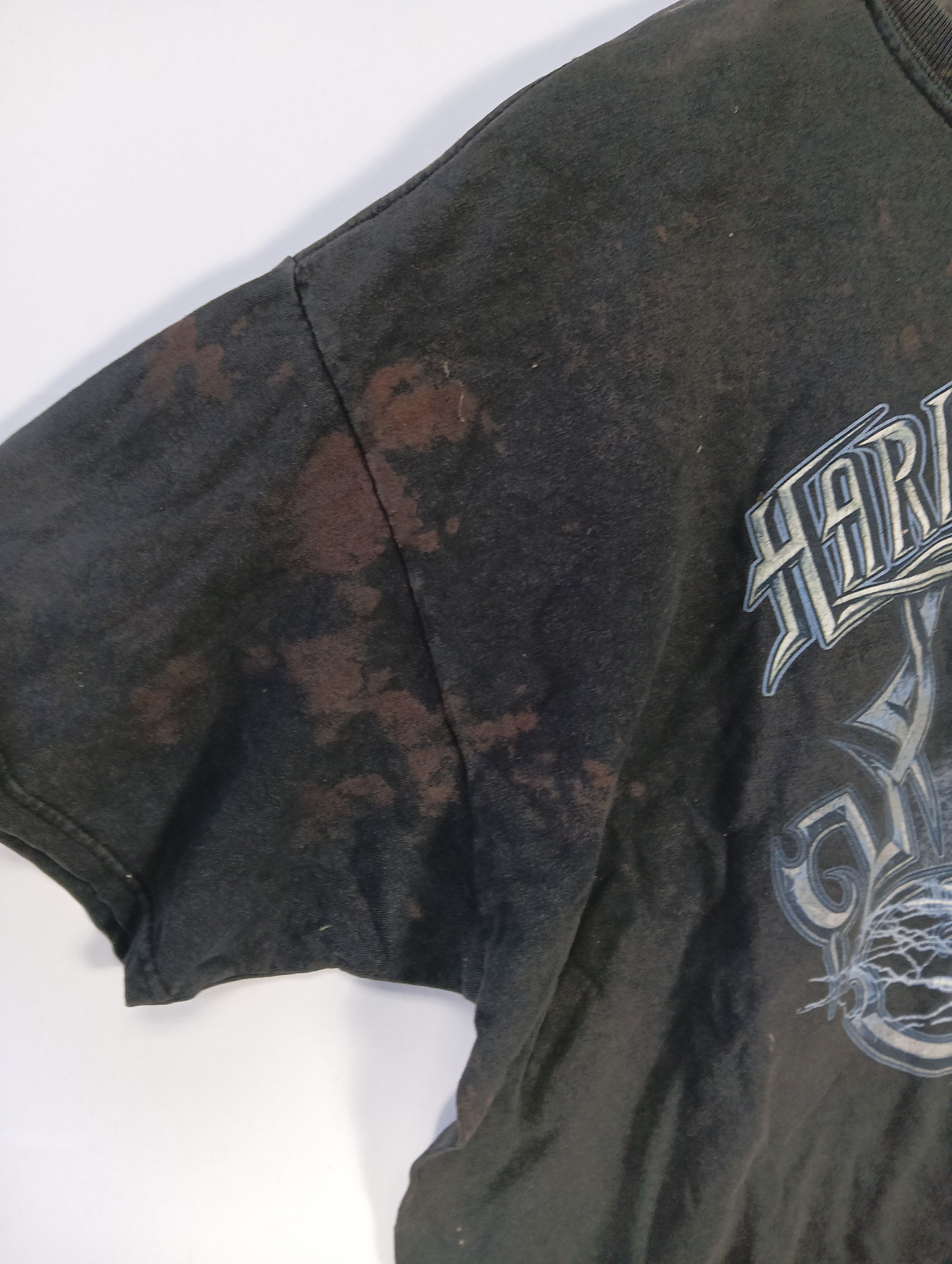 Harley Davidson vintage harley & davidson big logo tee distressed Size US XL / EU 56 / 4 - 3 Thumbnail
