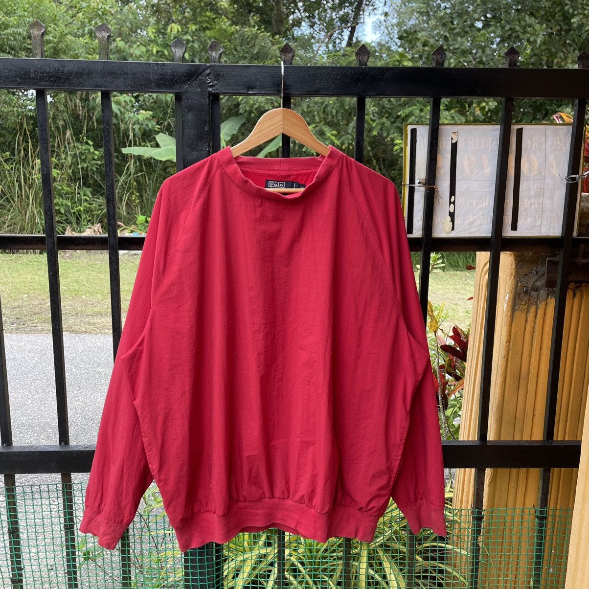 Polo Ralph Lauren 🔥Vintage Polo Ralph Lauren Small Pony Windbreaker Sweatshirt Size US XL / EU 56 / 4 - 1 Thumbnail
